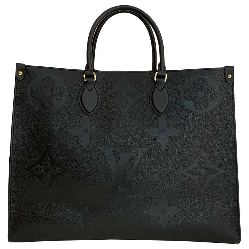 Louis Vuitton 2020 Black Monogram Empreinte Leather Giant Onthego GM ...