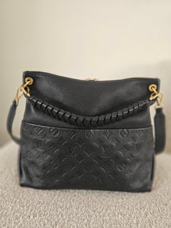 Louis Vuitton Black Monogram Empreinte Leather Maida Bag