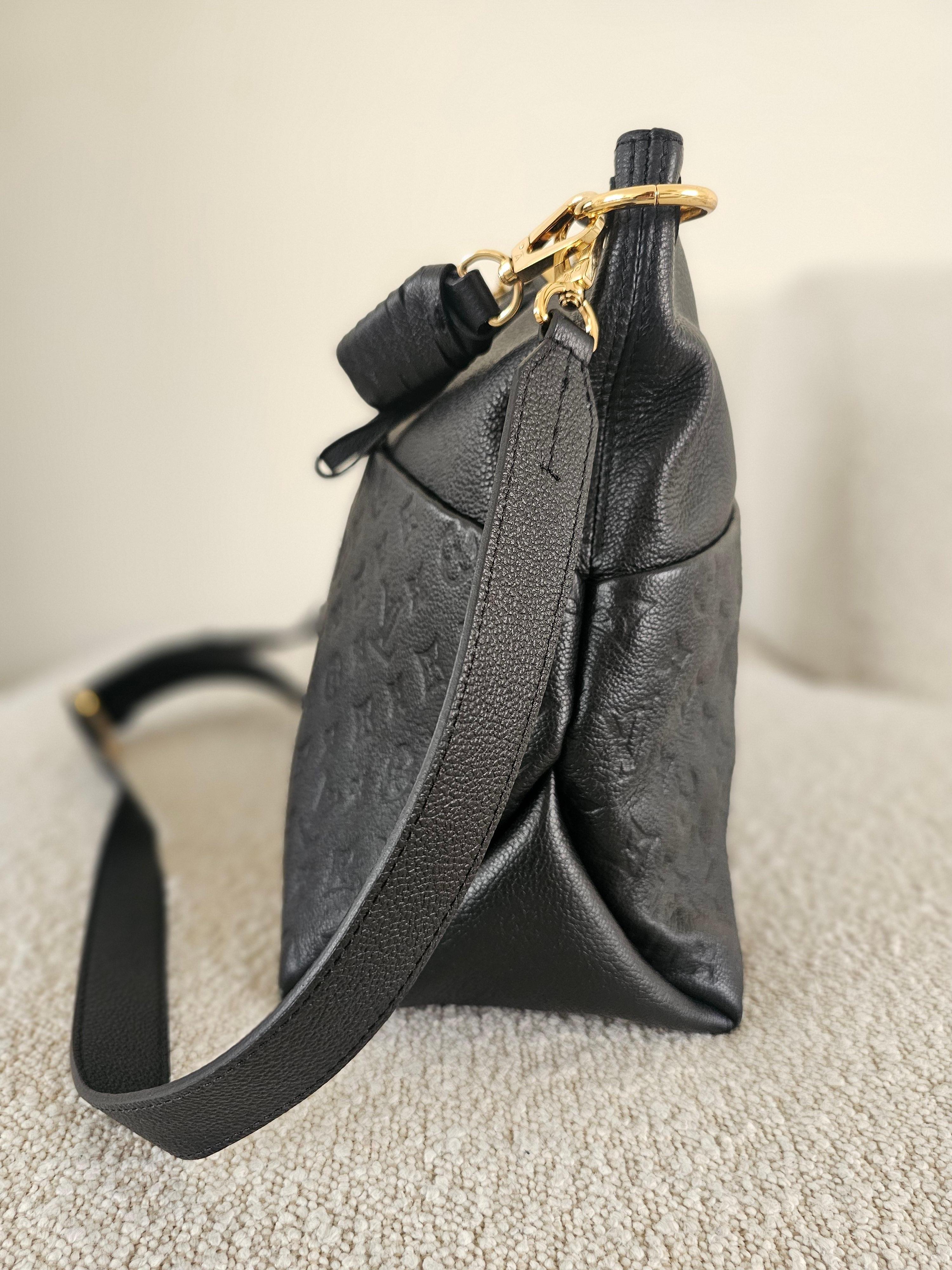 Louis Vuitton Black Monogram Empreinte Leather Maida Bag In Excellent Condition For Sale In 'S-HERTOGENBOSCH, NL