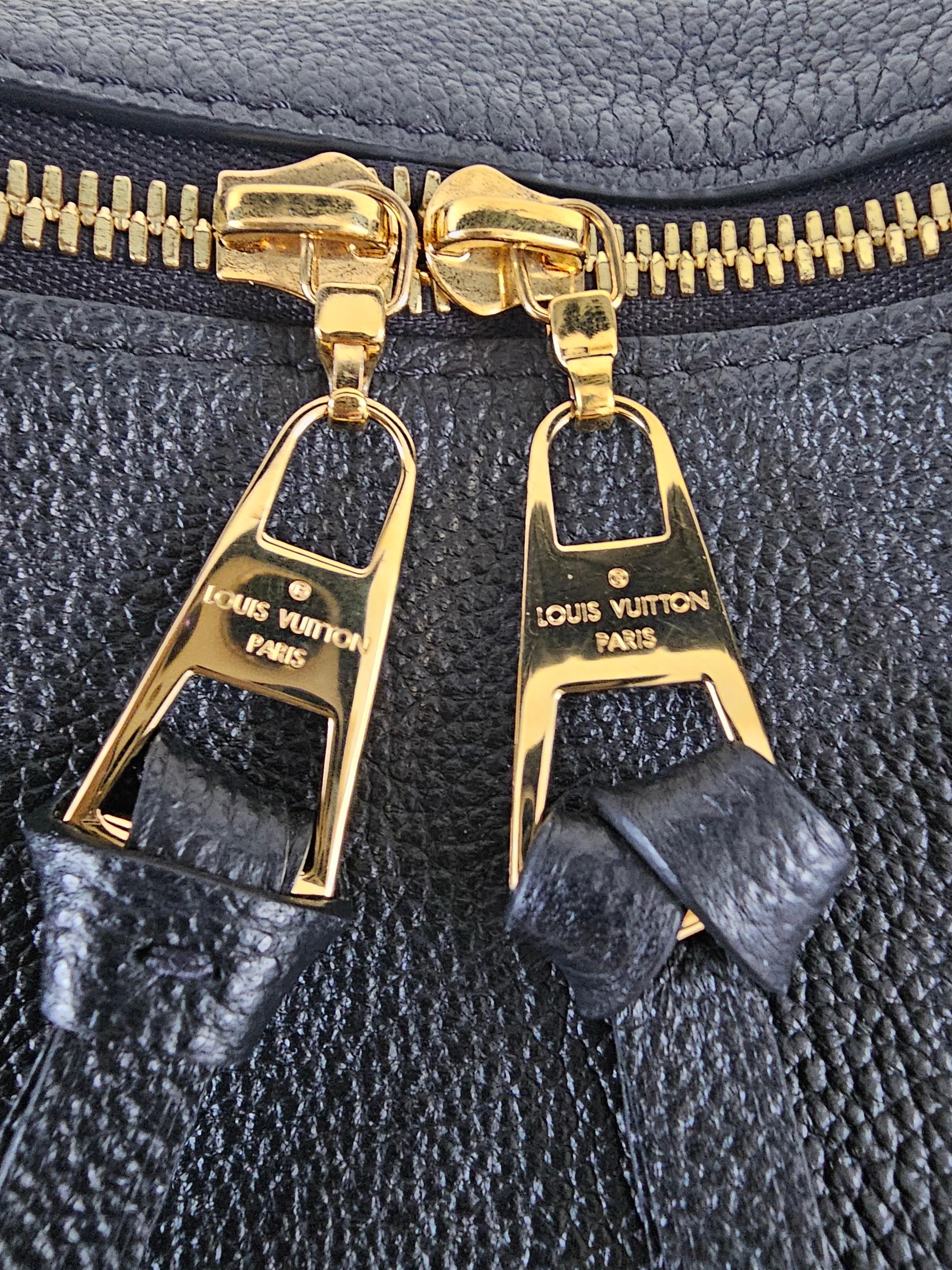 Louis Vuitton Black Monogram Empreinte Leather Maida Bag For Sale 1