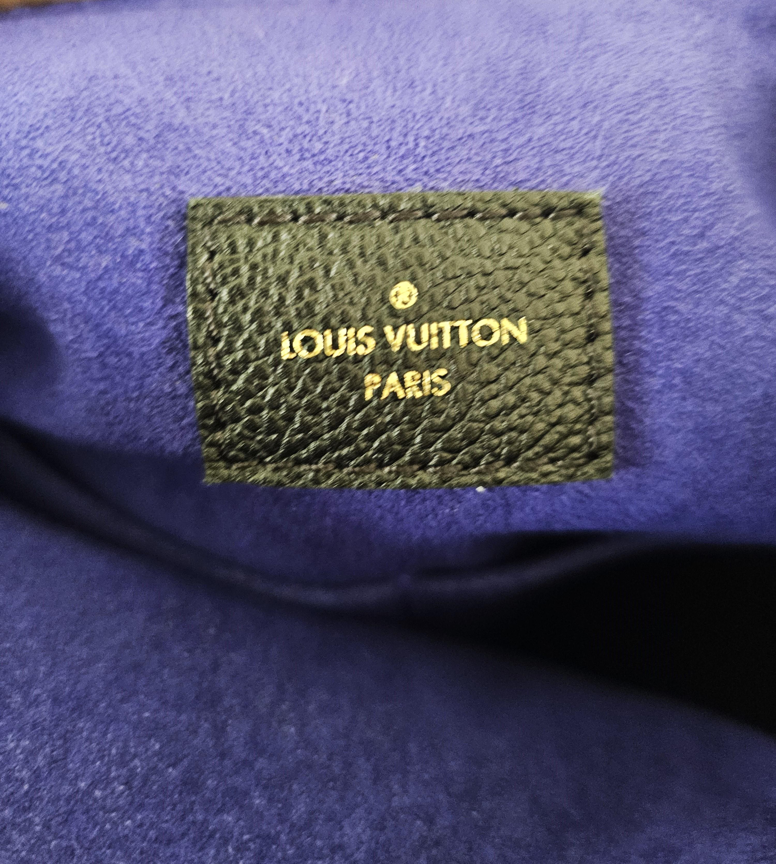 Louis Vuitton Black Monogram Empreinte Leather Maida Bag For Sale 5