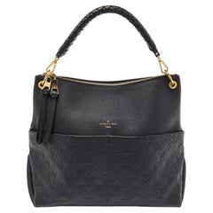 Louis Vuitton Black Monogram Empreinte Leather Maida Bag