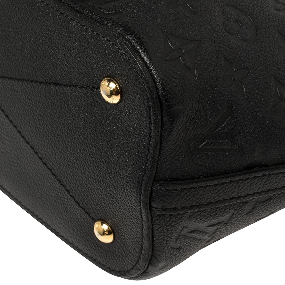 Louis Vuitton Black Monogram Empreinte Leather Mazarine PM Bag 7
