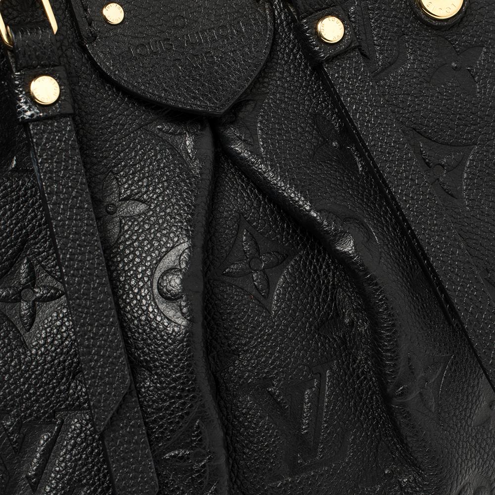 Louis Vuitton Black Monogram Empreinte Leather Mazarine PM Bag 2