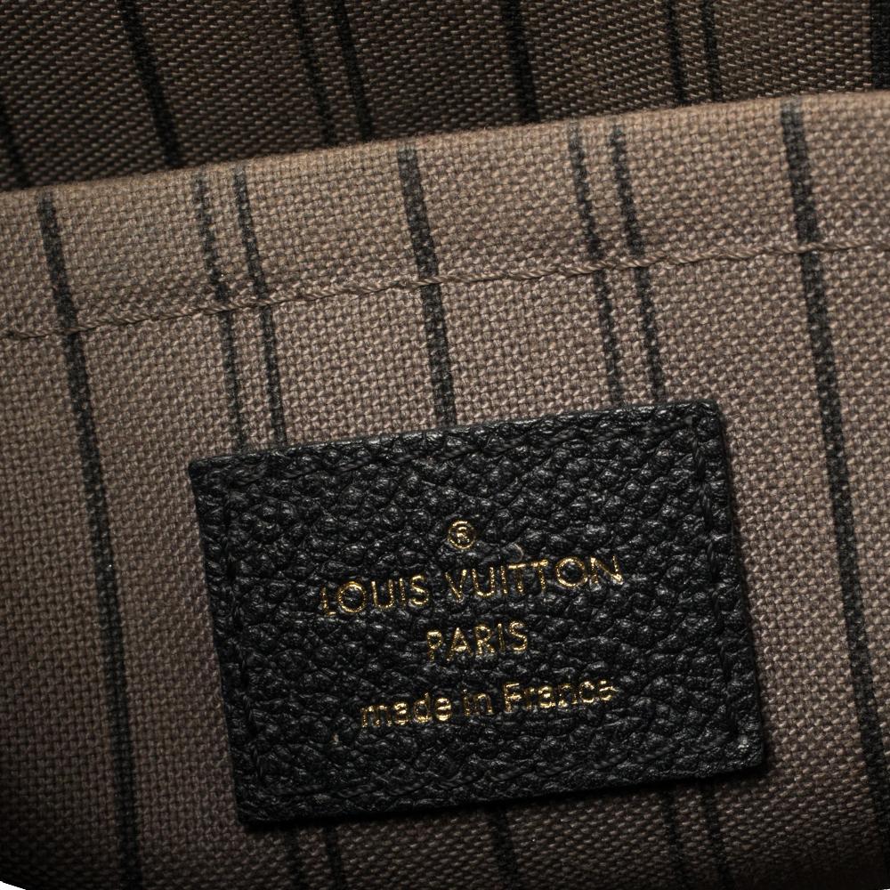 Louis Vuitton Black Monogram Empreinte Leather Mazarine PM Bag 5