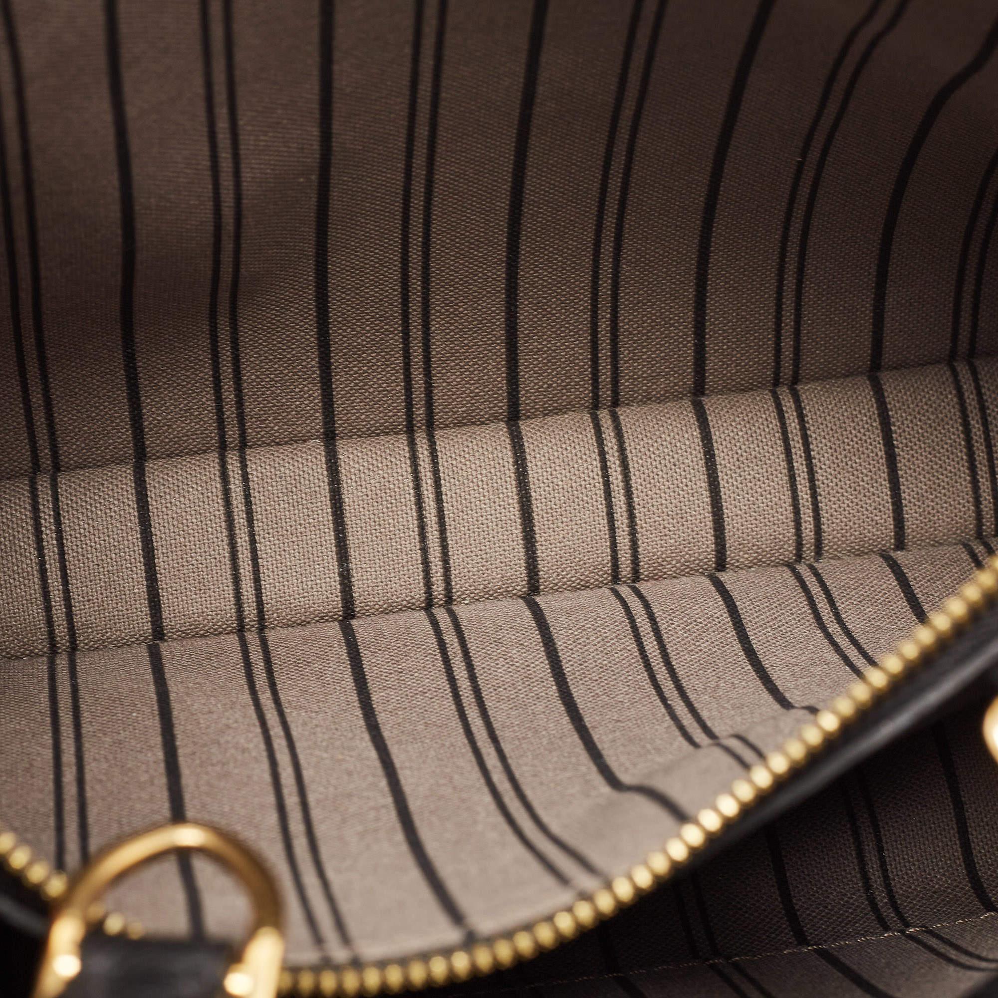 Louis Vuitton Black Monogram Empreinte Leather Montaigne BB Bag 7