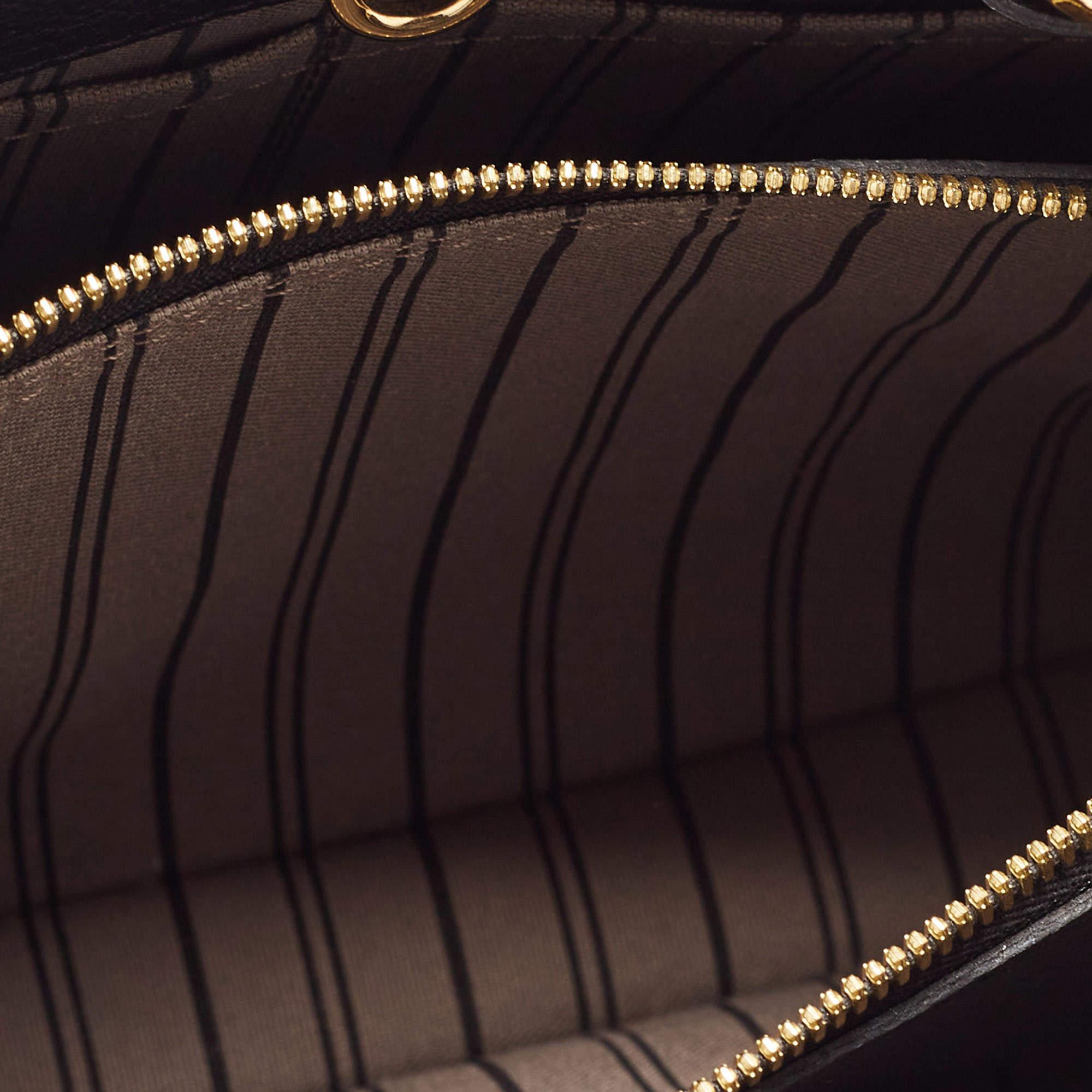 Louis Vuitton Black Monogram Empreinte Leather Montaigne BB Bag 8