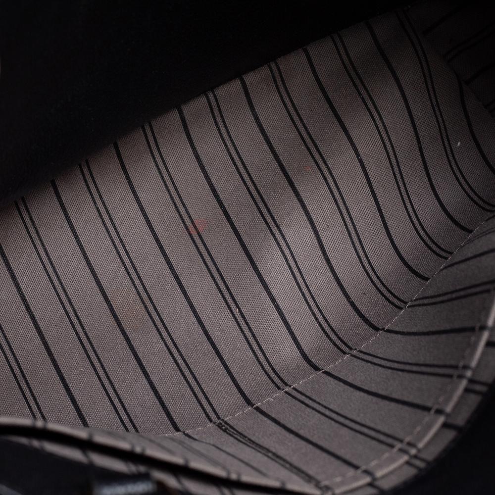Louis Vuitton Black Monogram Empreinte Leather Montaigne MM Bag 1