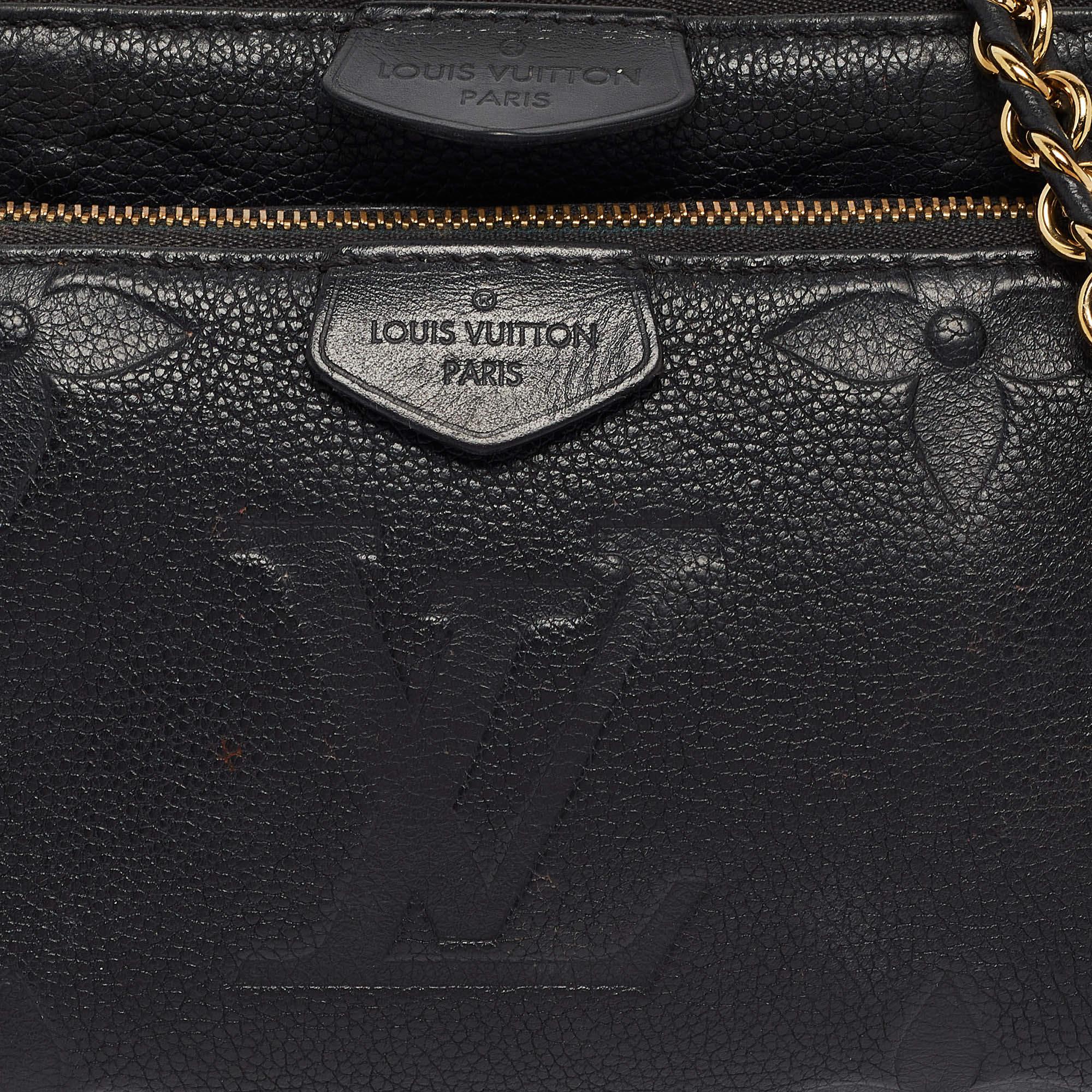 Louis Vuitton Black Monogram Empreinte Leather Multi-Pochette Accessoires Bag 1