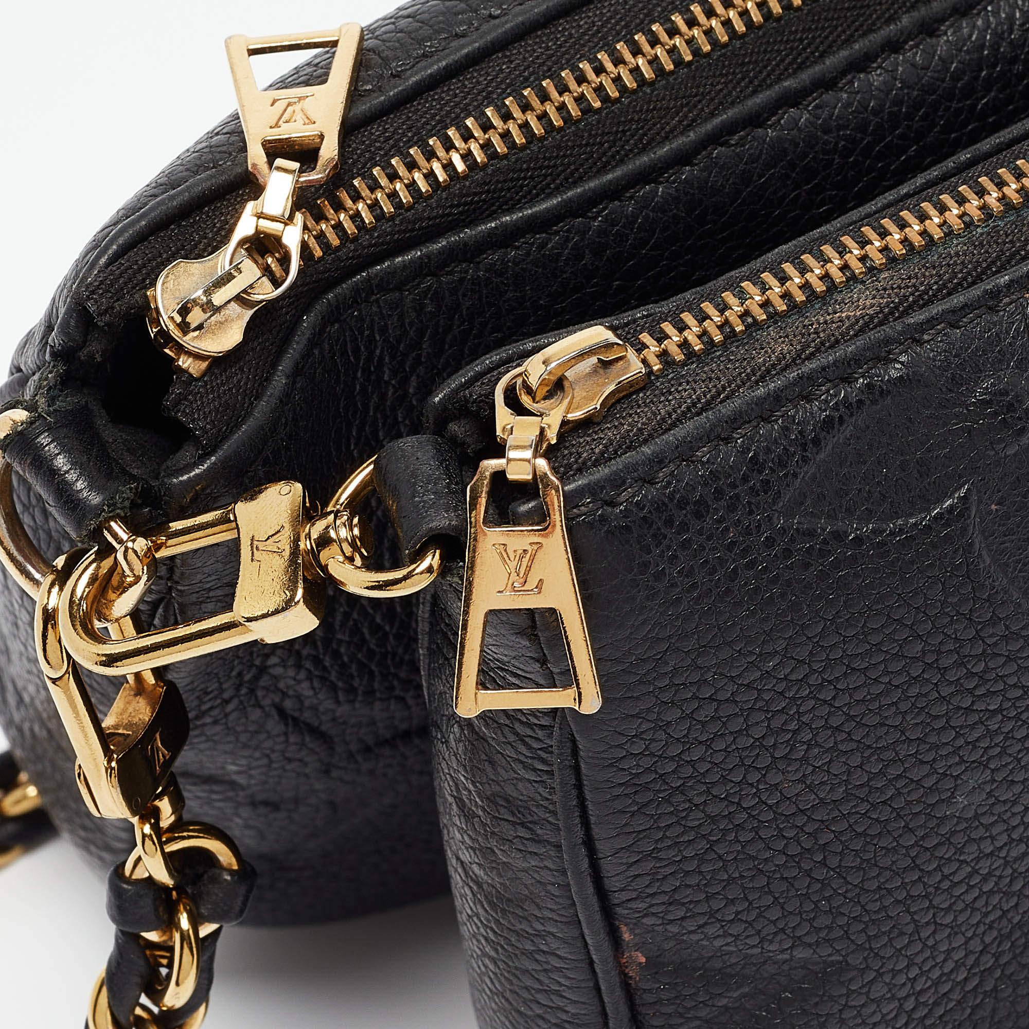 Louis Vuitton Black Monogram Empreinte Leather Multi-Pochette Accessoires Bag 2