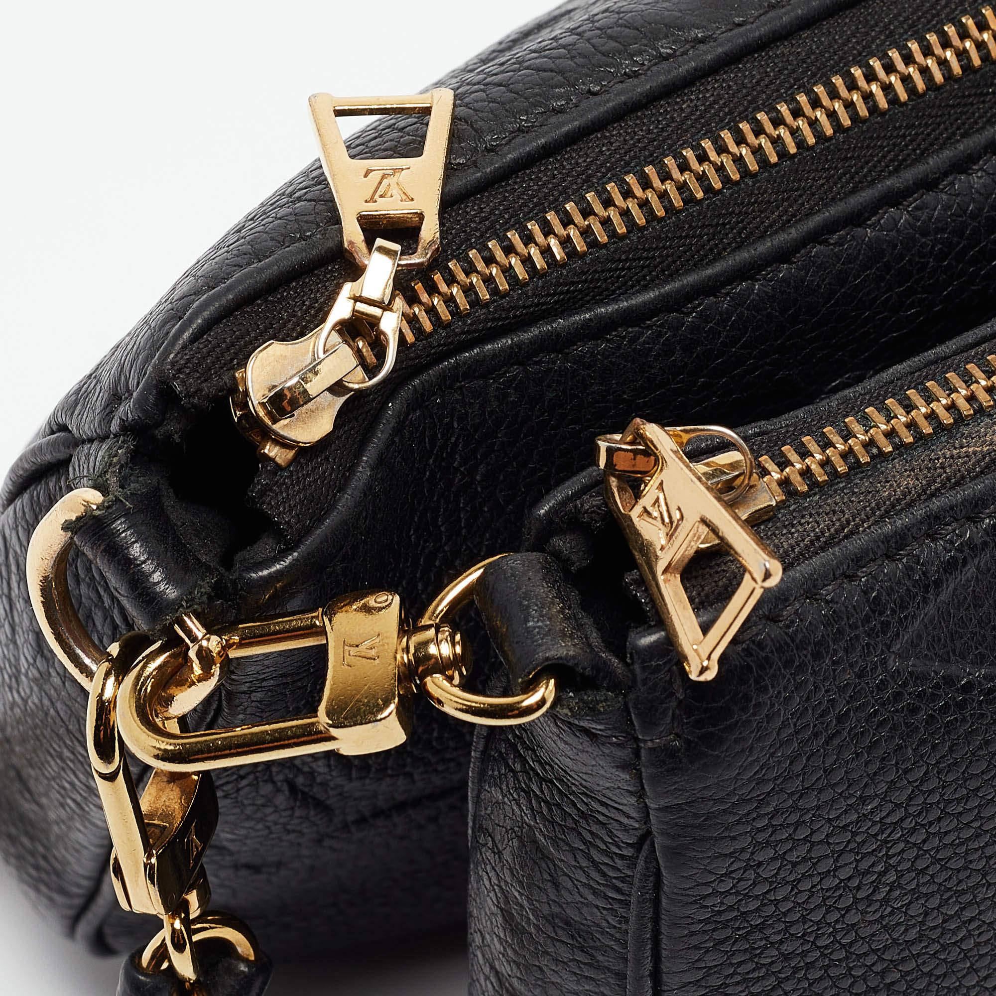 Louis Vuitton Black Monogram Empreinte Leather Multi-Pochette Accessoires Bag 3
