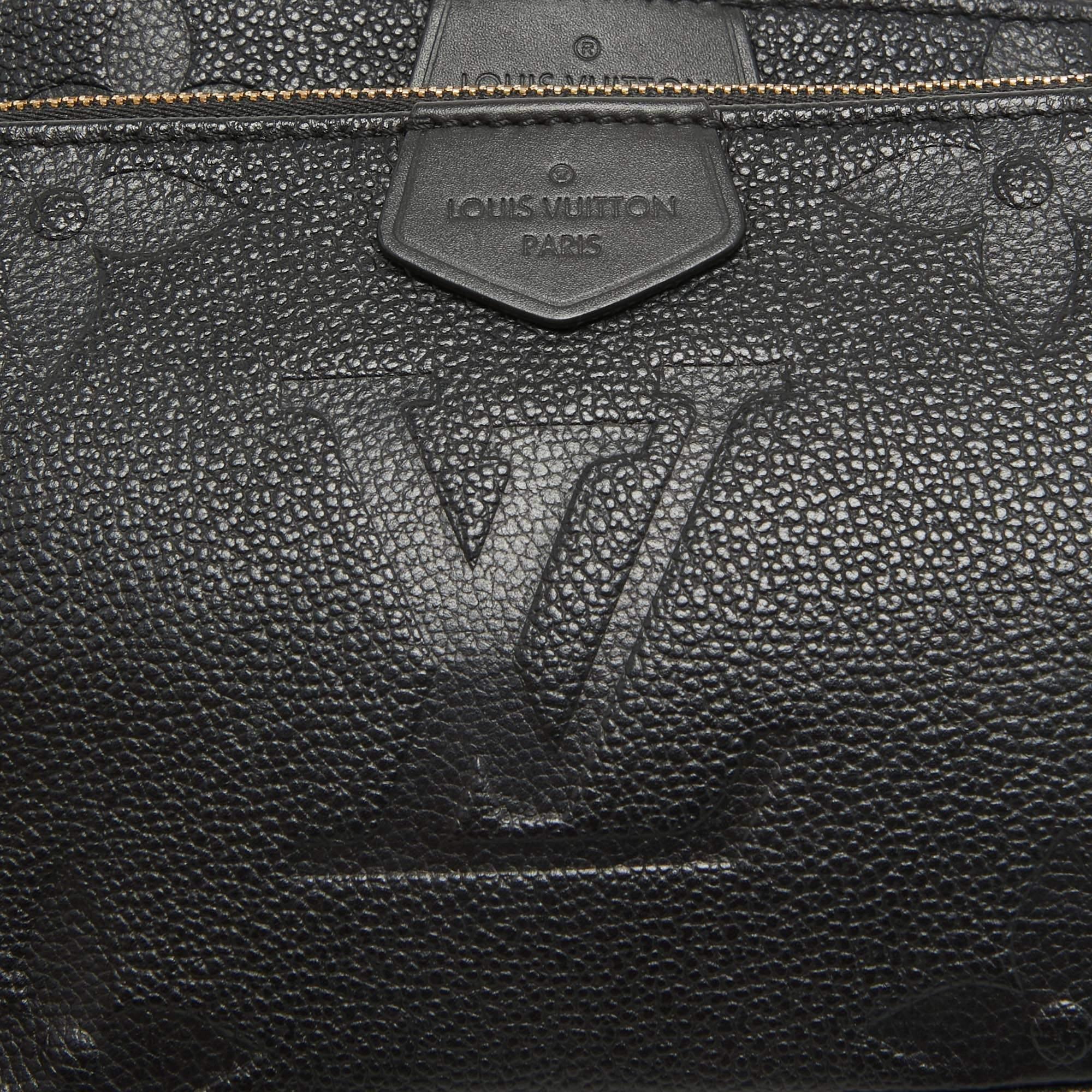 Louis Vuitton Black Monogram Empreinte Leather Multi Pochette Accessoires 8