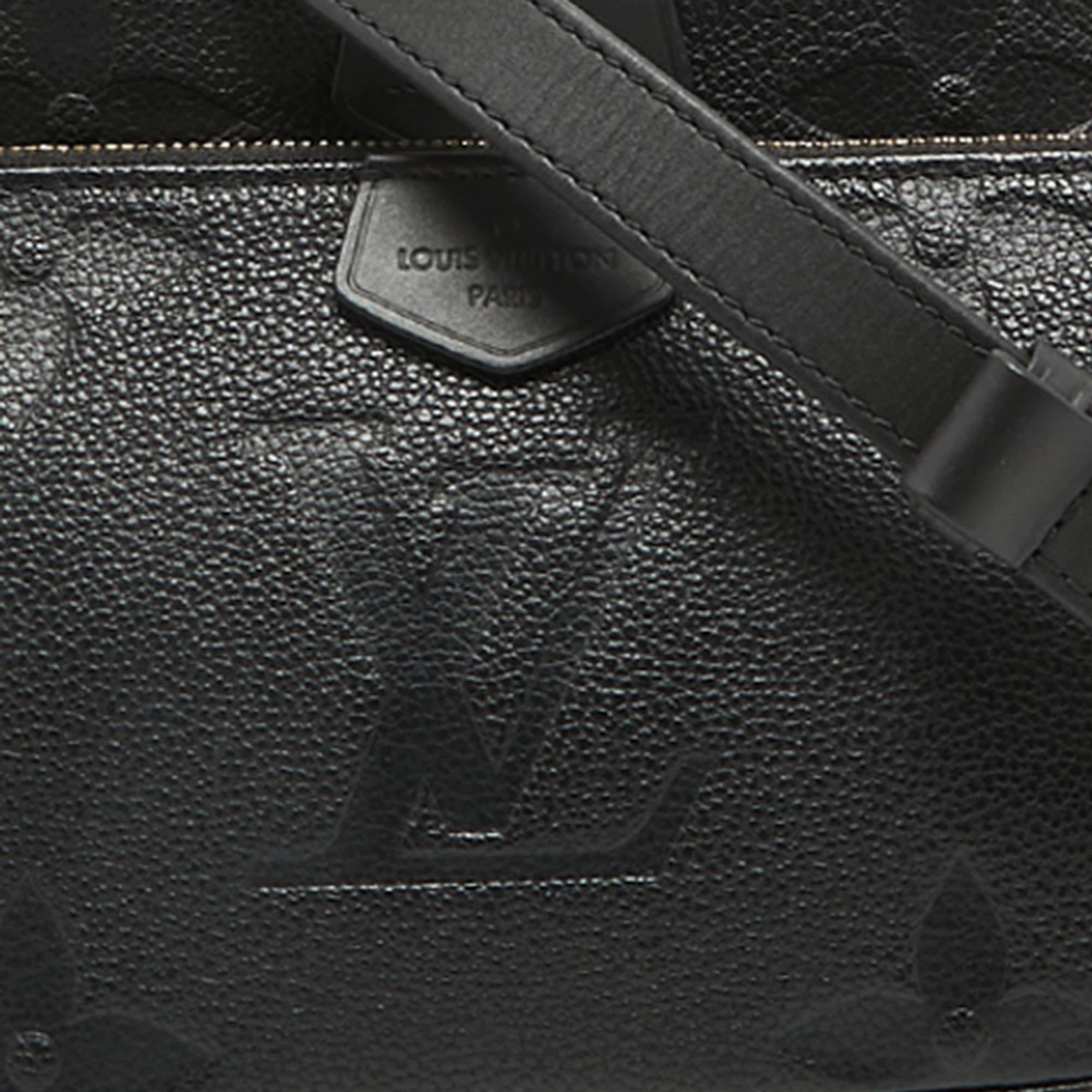 Louis Vuitton Black Monogram Empreinte Leather Multi Pochette Accessoires For Sale 2