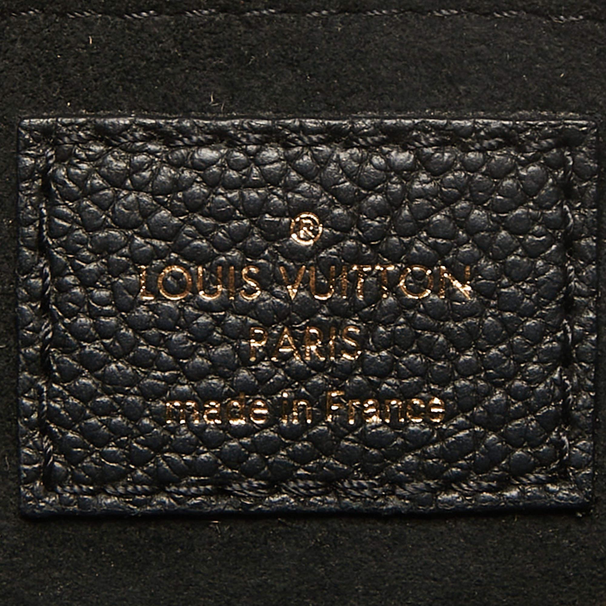 Louis Vuitton Black Monogram Empreinte Leather Multi Pochette Accessoires For Sale 4