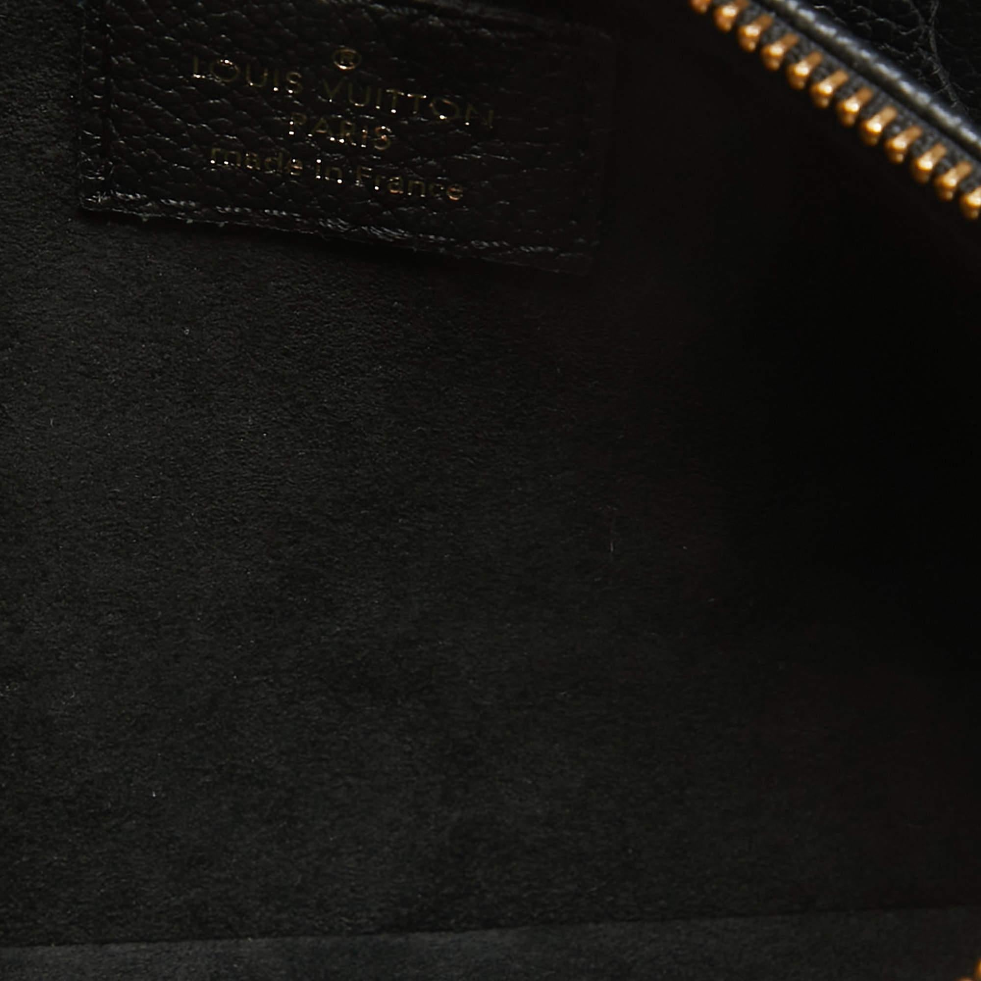 Louis Vuitton Black Monogram Empreinte Leather Multi Pochette Accessoires For Sale 5