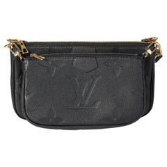Empreinte Leder-Accessoires mit schwarzem Monogramm und Multi-Pochette von Louis Vuitton