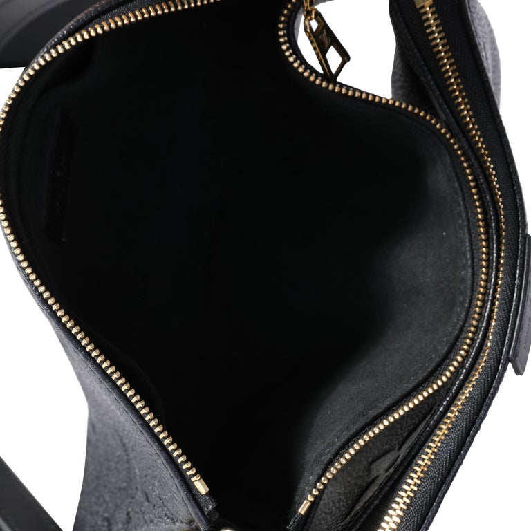 Louis Vuitton Black Monogram Empreinte Leather Multi-Pochette For Sale 1