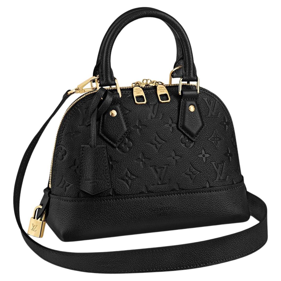 Louis Vuitton Black Monogram Empreinte Leather Néo Alma BB Handbag