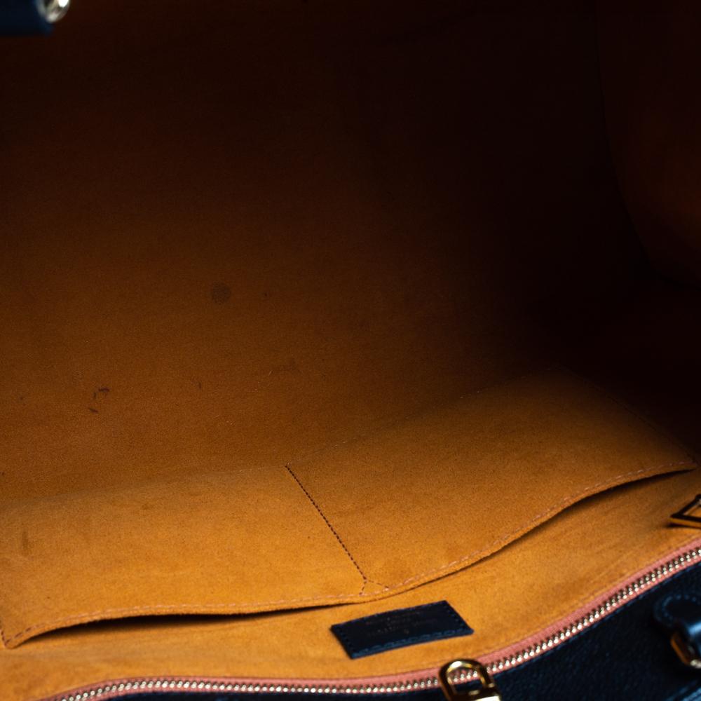 Louis Vuitton Black Monogram Empreinte Leather Onthego GM Bag 4