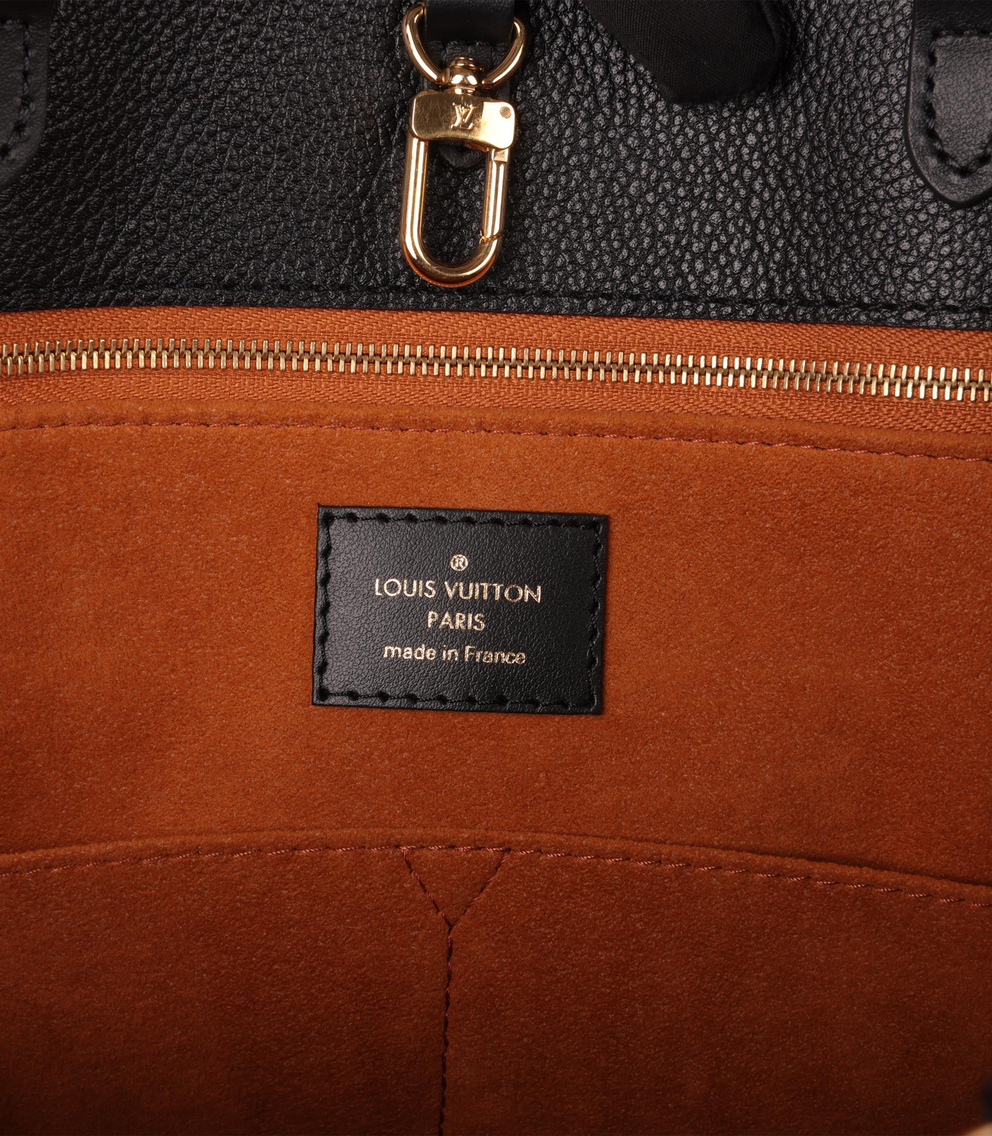 Louis Vuitton Black Monogram Empreinte Leather Onthego GM 2