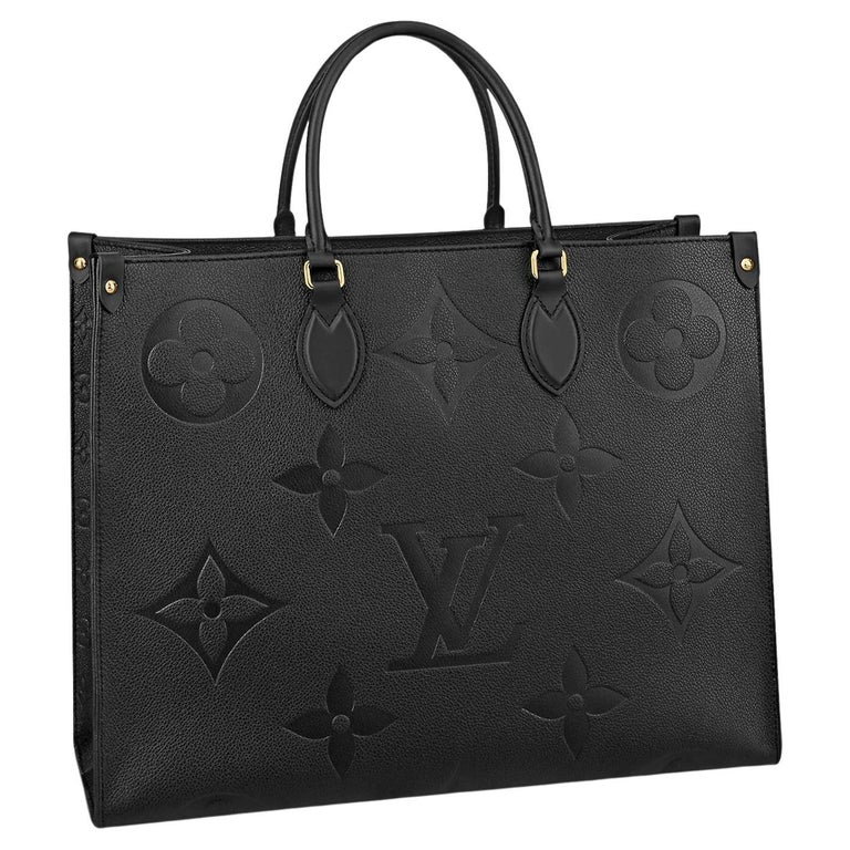 Louis Vuitton Black Monogram Empreinte Leather Onthego GM Tote Bag For Sale  at 1stDibs | louis vuitton totes, luitton vuitton bag, louis vuitton purse