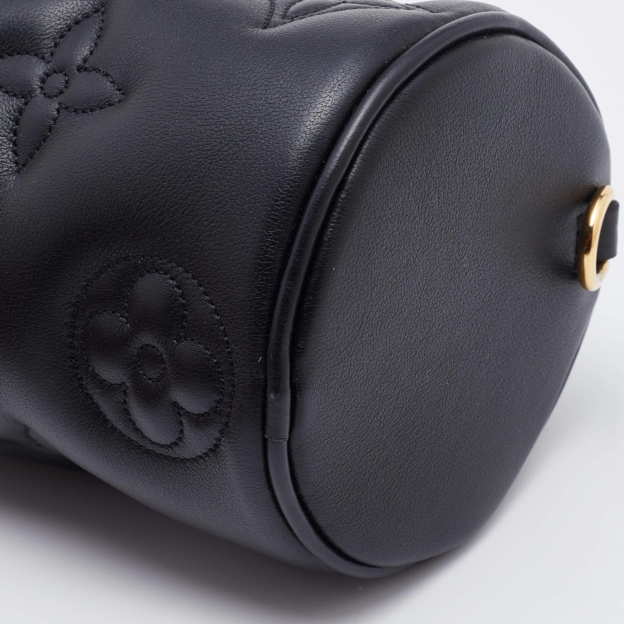 Louis Vuitton Black Monogram Empreinte Leather Papillon BB Bag 6