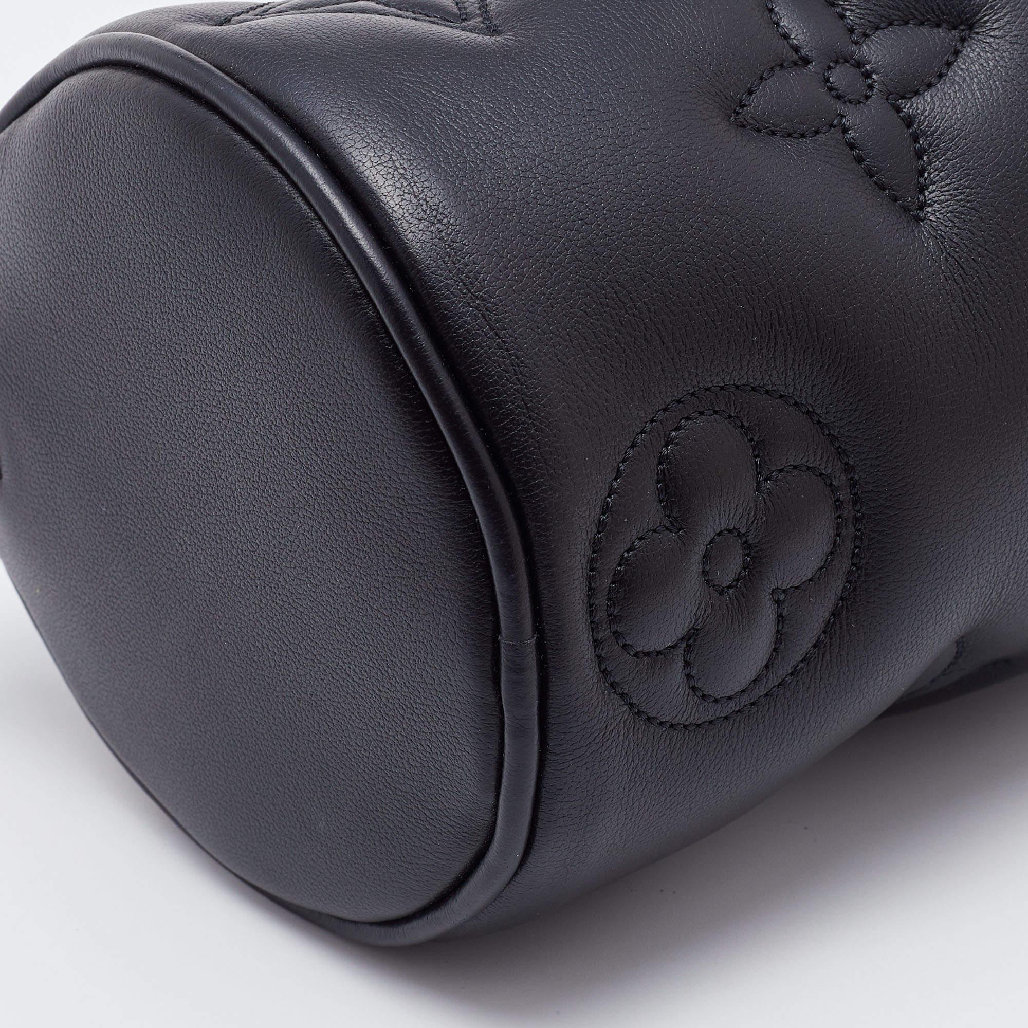 Louis Vuitton Black Monogram Empreinte Leather Papillon BB Bag 7
