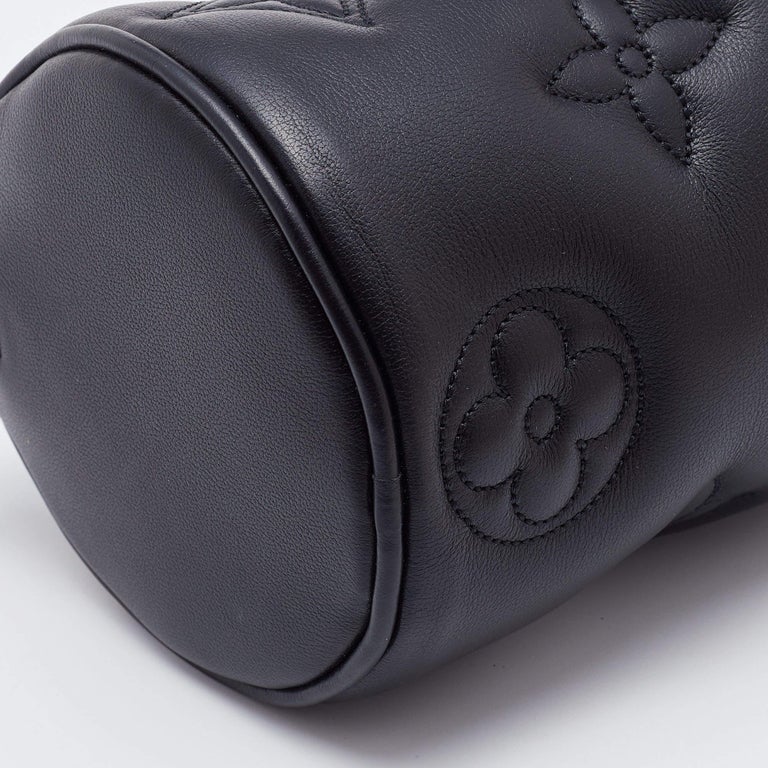 Louis Vuitton Bi-Color Black/Beige Monogram Empreinte Leather Papillon Bb Bag
