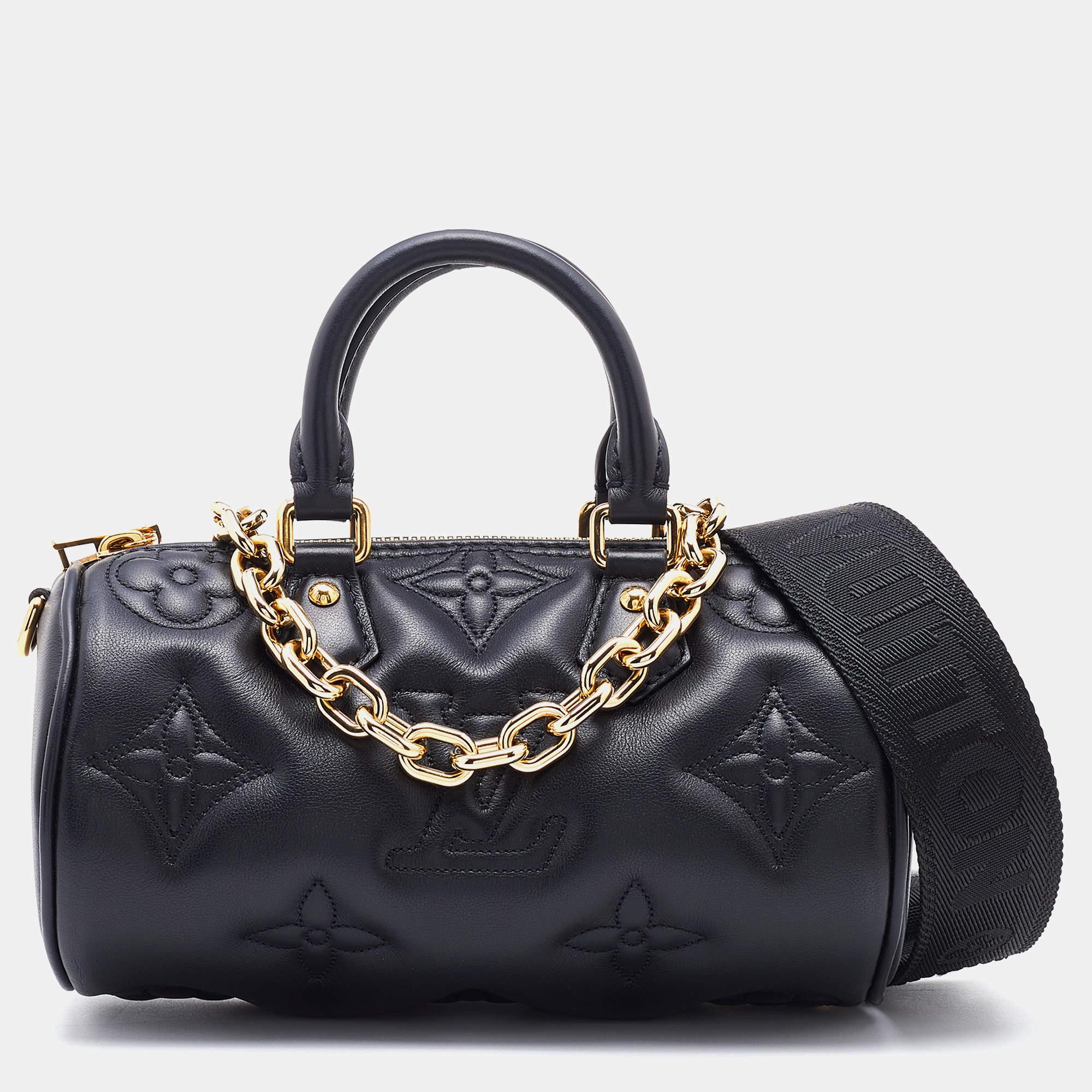 Louis Vuitton Black Monogram Empreinte Leather Papillon BB Bag 2