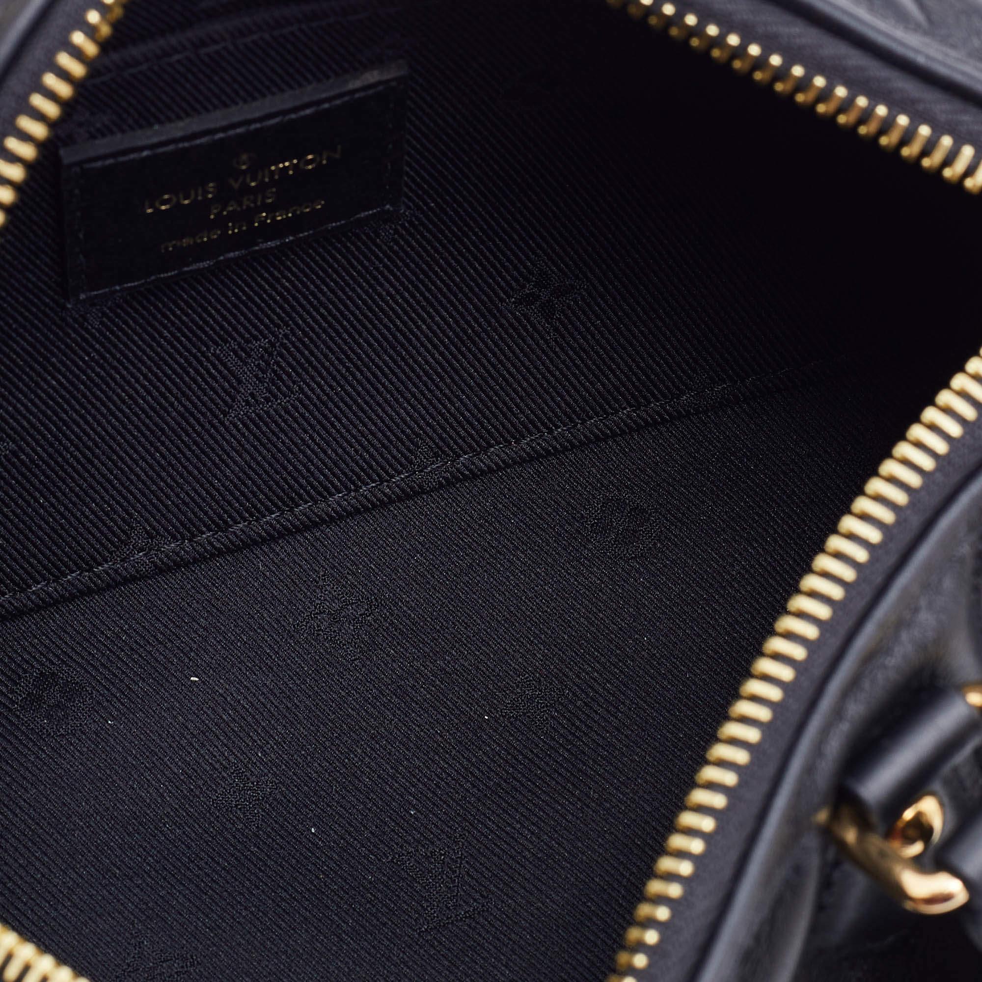 Louis Vuitton Black Monogram Empreinte Leather Papillon BB Bag 4