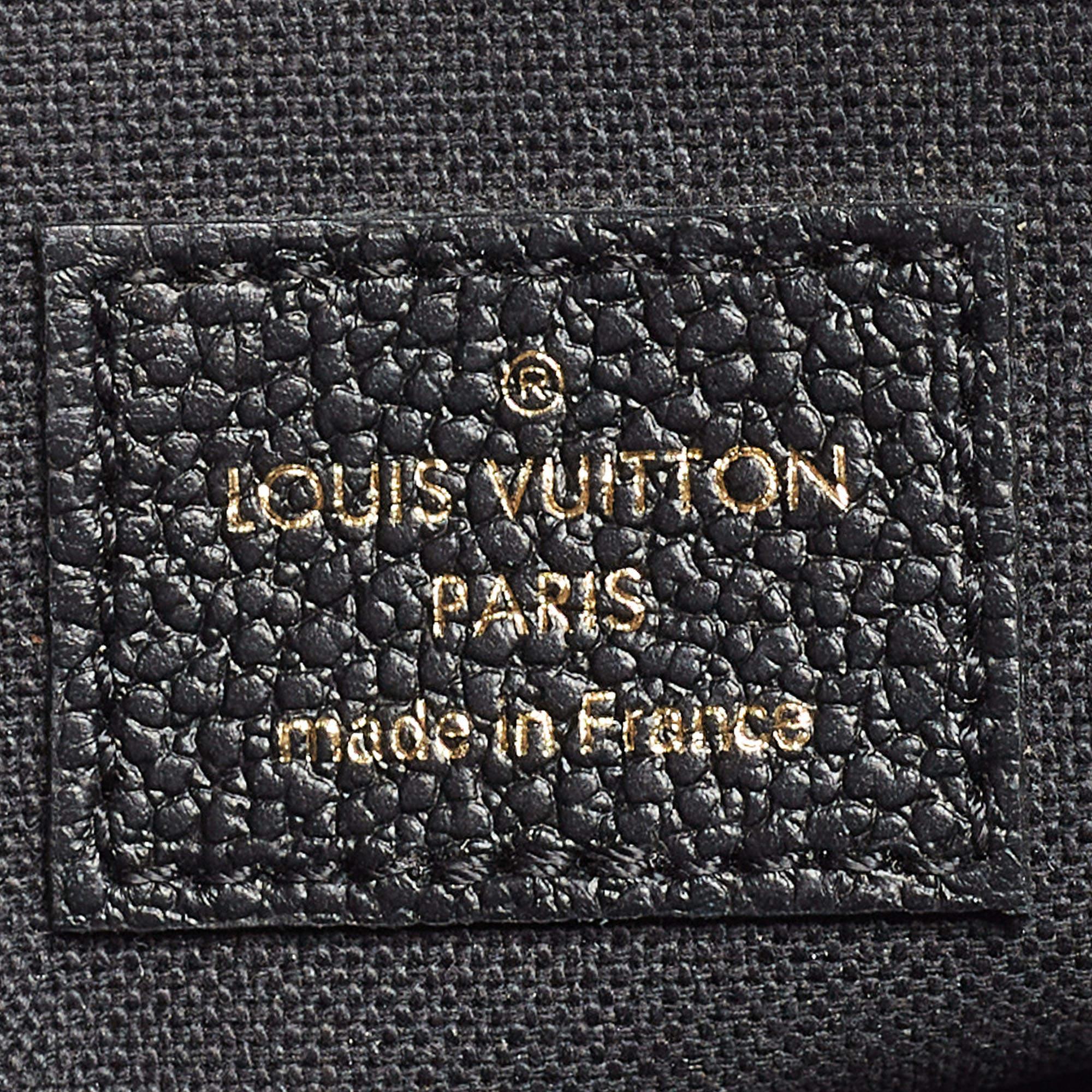 Louis Vuitton Black Monogram Empreinte Leather Pochette Felicie Bag 7
