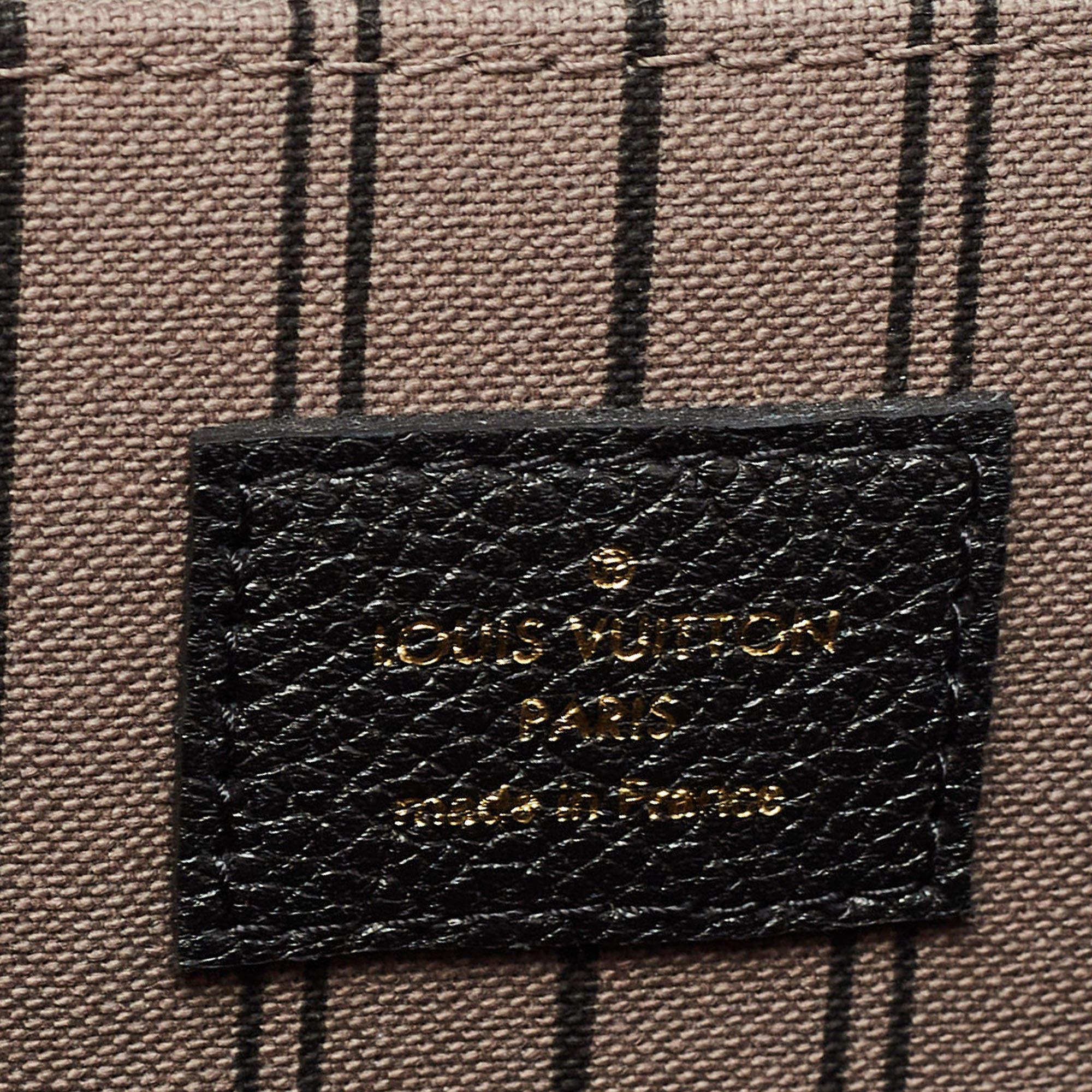 Louis Vuitton Black Monogram Empreinte Leather Pochette Metis Bag 6