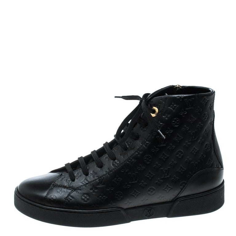 black louis vuitton sneakers womens