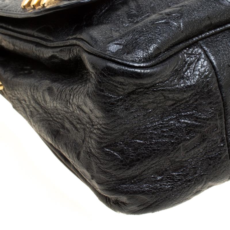 Louis Vuitton Black Monogram Empreinte Leather Rubel Shoulder Bag 6