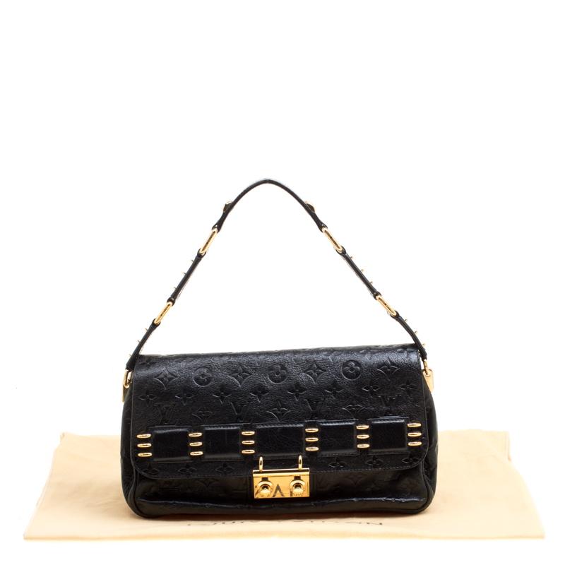 Louis Vuitton Black Monogram Empreinte Leather Rubel Shoulder Bag 9