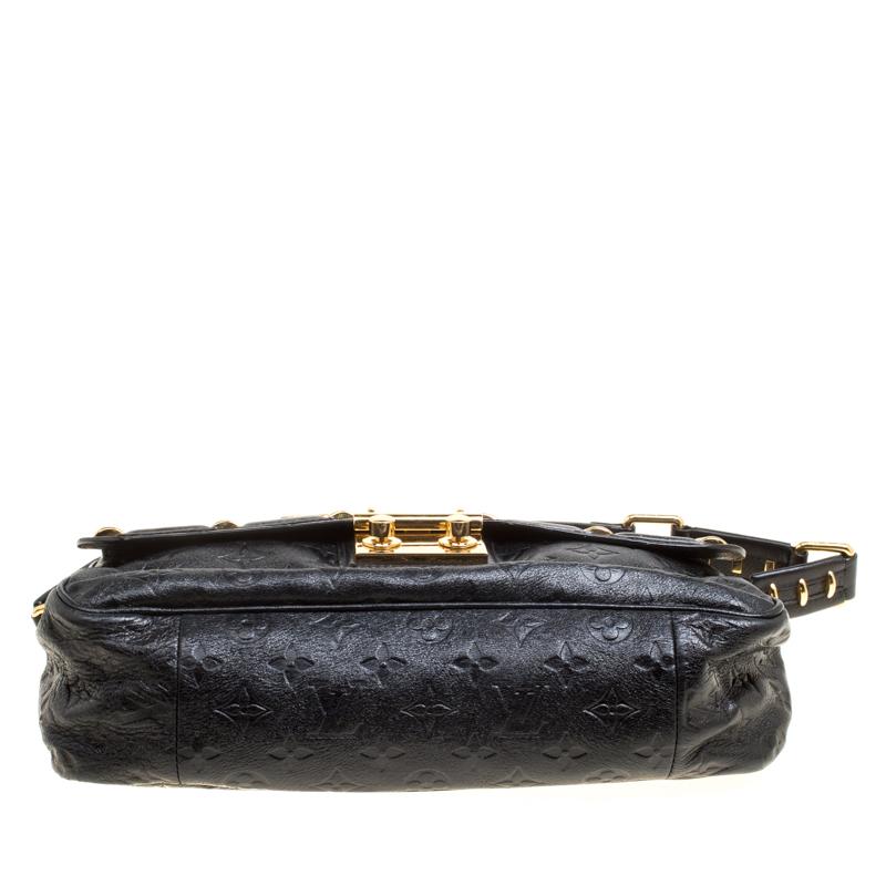 Louis Vuitton Black Monogram Empreinte Leather Rubel Shoulder Bag 1