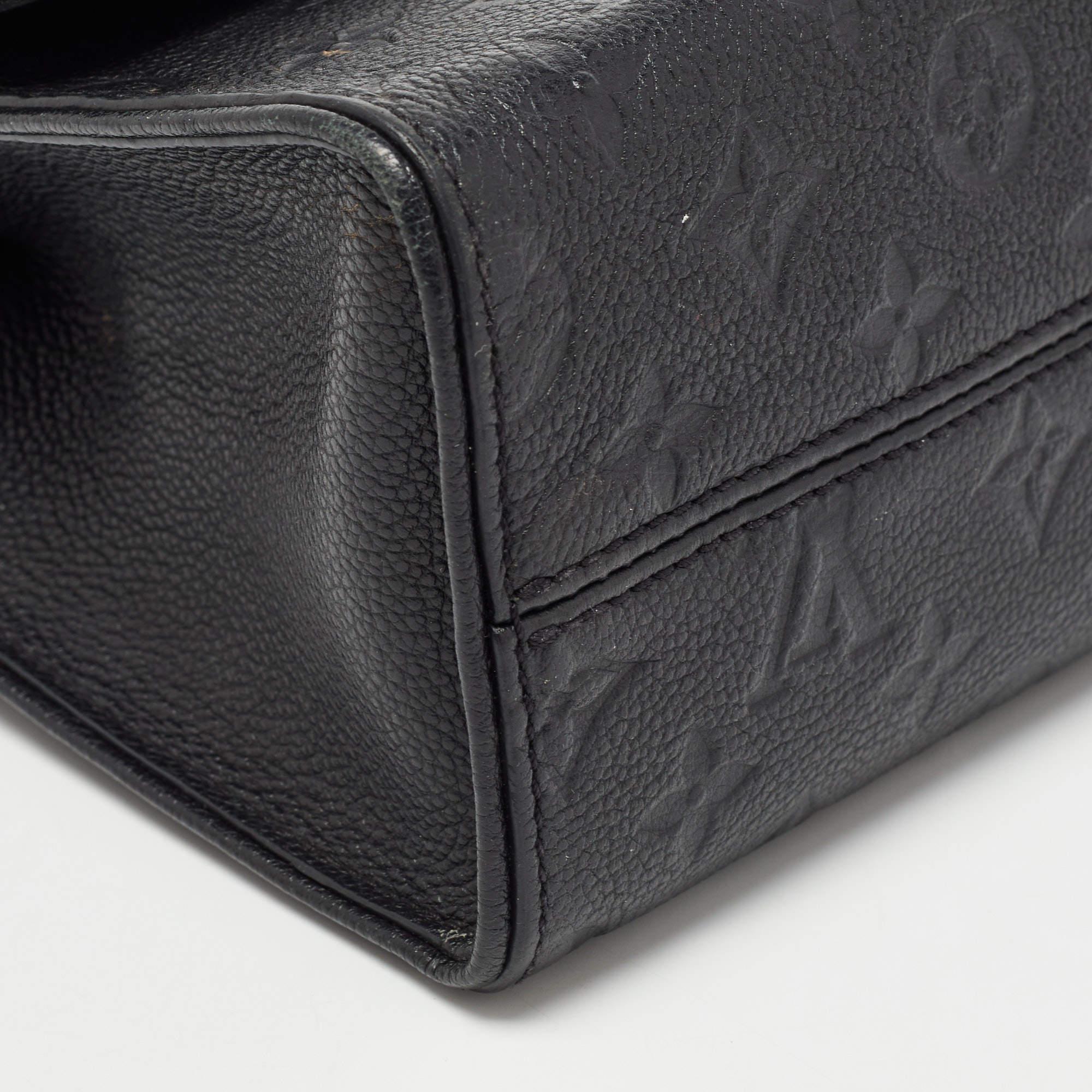 Louis Vuitton Black Monogram Empreinte Leather Saint Sulpice PM Bag 6