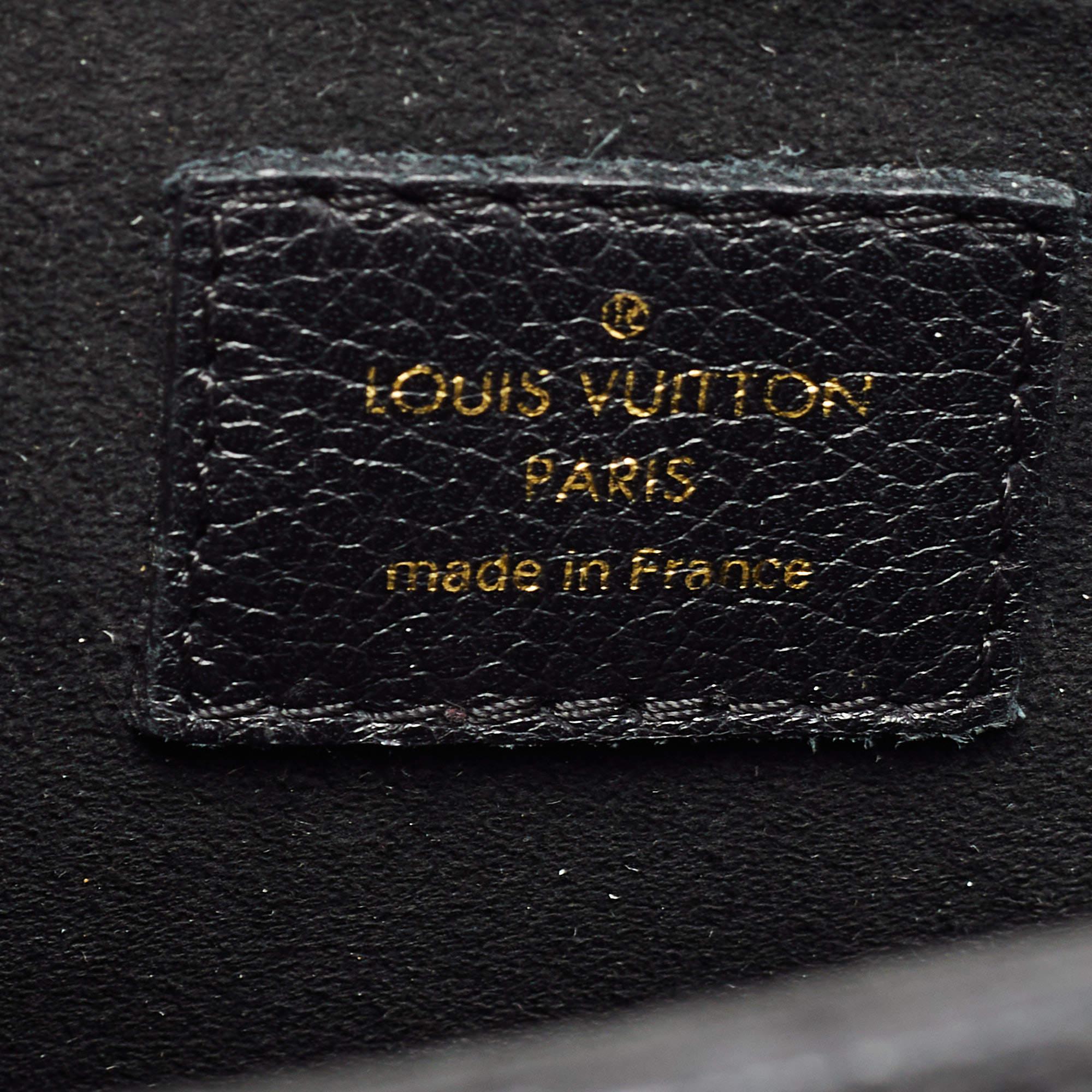 Louis Vuitton Black Monogram Empreinte Leather Saint Sulpice PM Bag 8