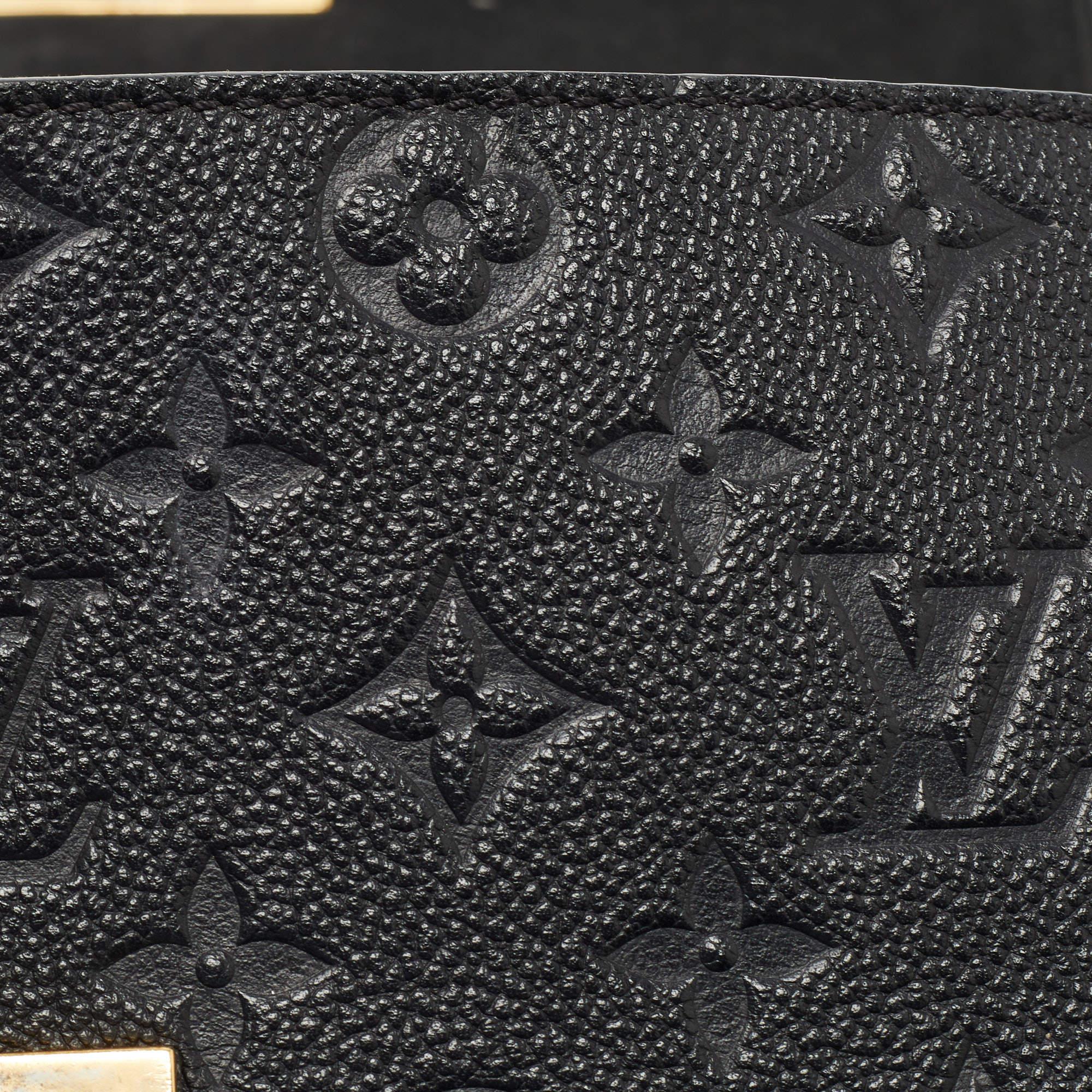 Louis Vuitton Black Monogram Empreinte Leather Saint Sulpice PM Bag 12