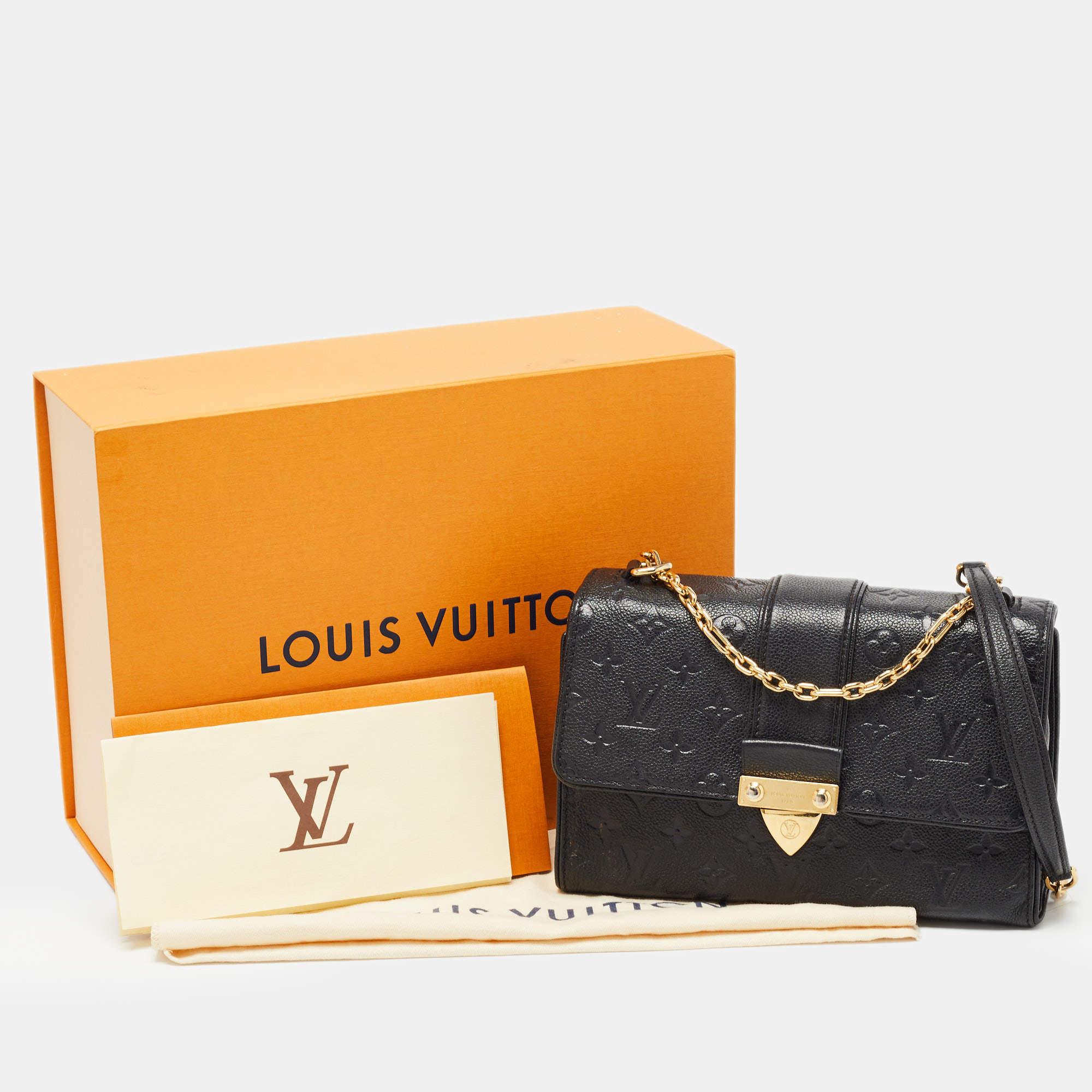 Louis Vuitton Black Monogram Empreinte Leather Saint Sulpice PM Bag 14