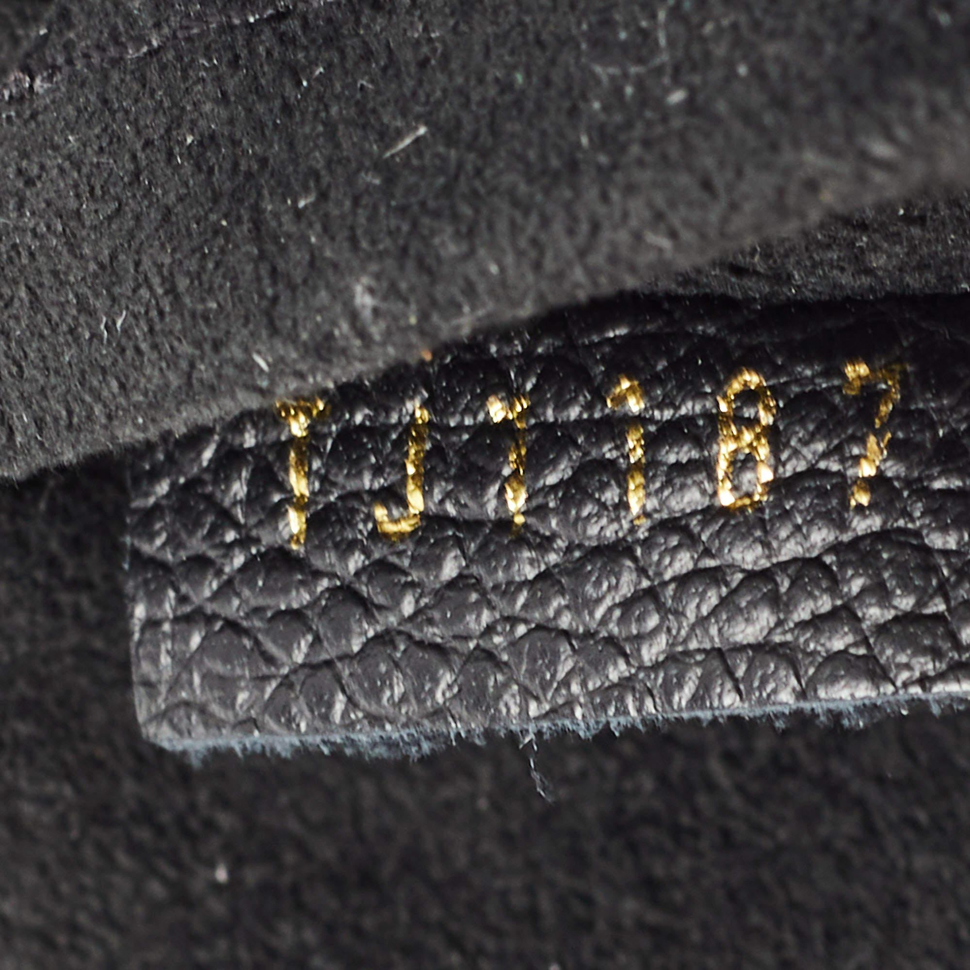 Louis Vuitton Black Monogram Empreinte Leather Saint Sulpice PM Bag 4