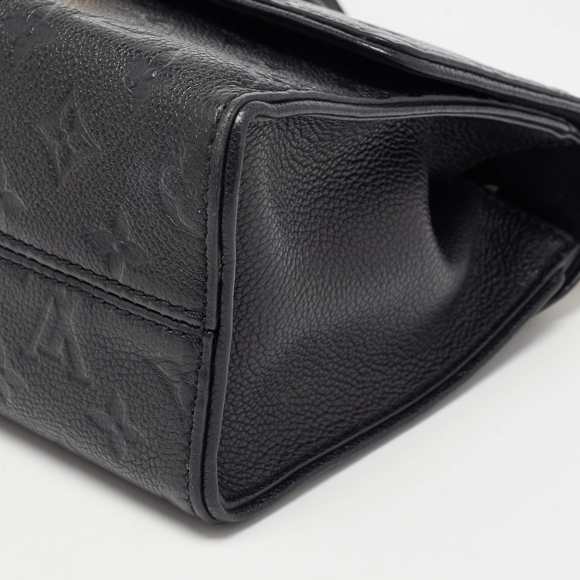 Louis Vuitton Black Monogram Empreinte Leather Saint Sulpice PM Bag 5