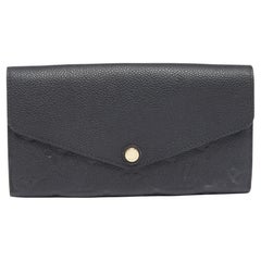 Louis Vuitton Empreinte Sarah Geldbörse aus Leder mit schwarzem Monogramm