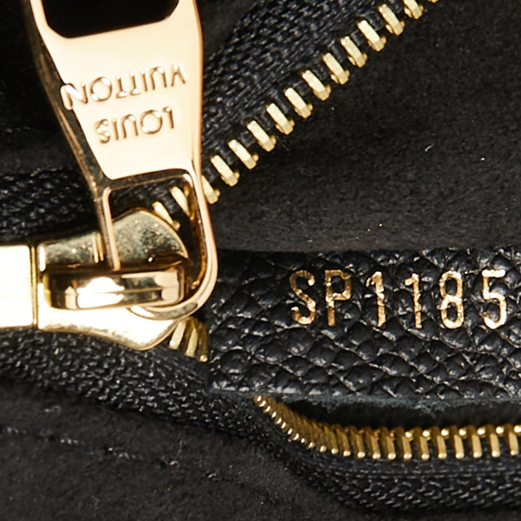 Louis Vuitton Black Monogram Empreinte Leather St Germain MM Bag 5