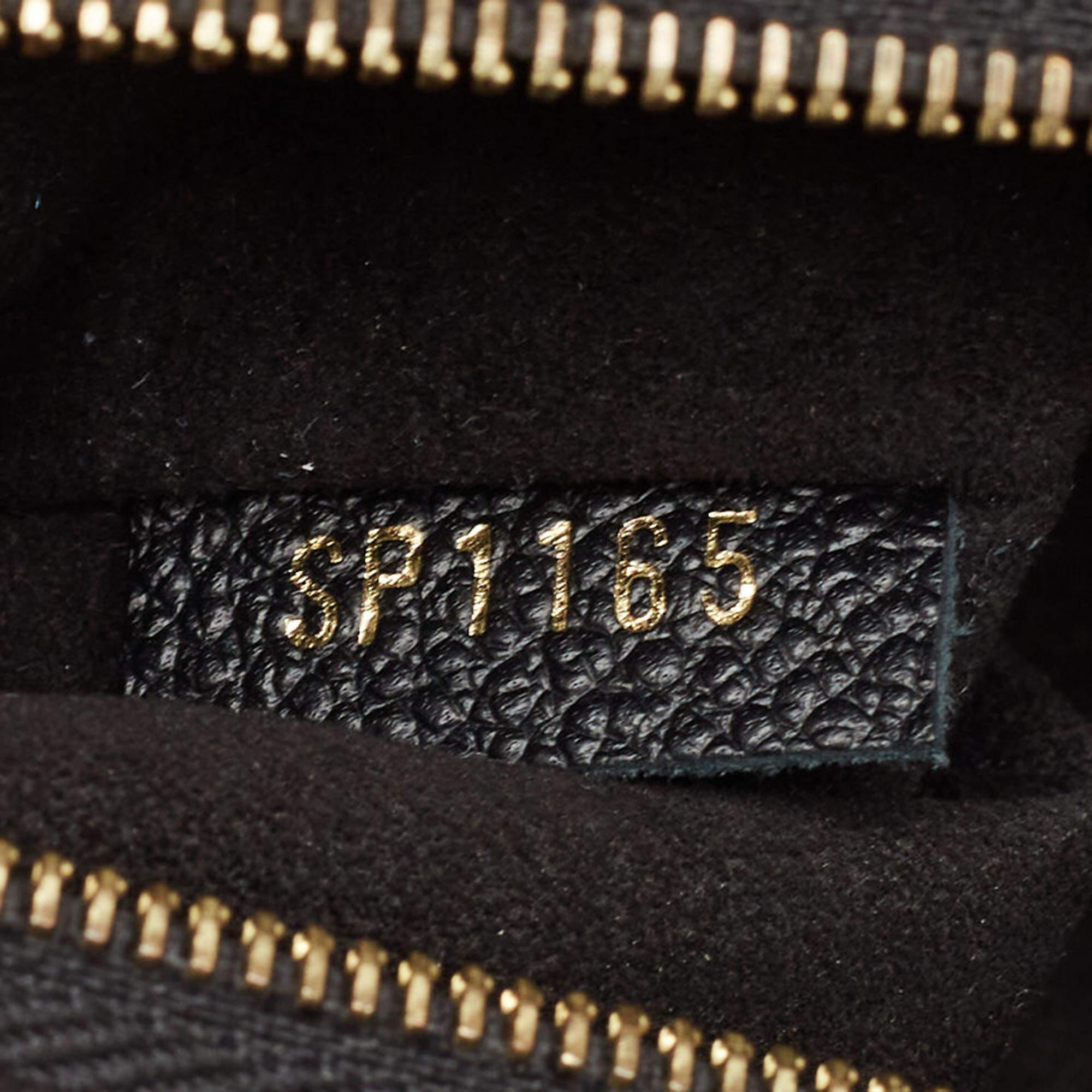 Louis Vuitton Black Monogram Empreinte Leather St Germain MM Bag For Sale 7