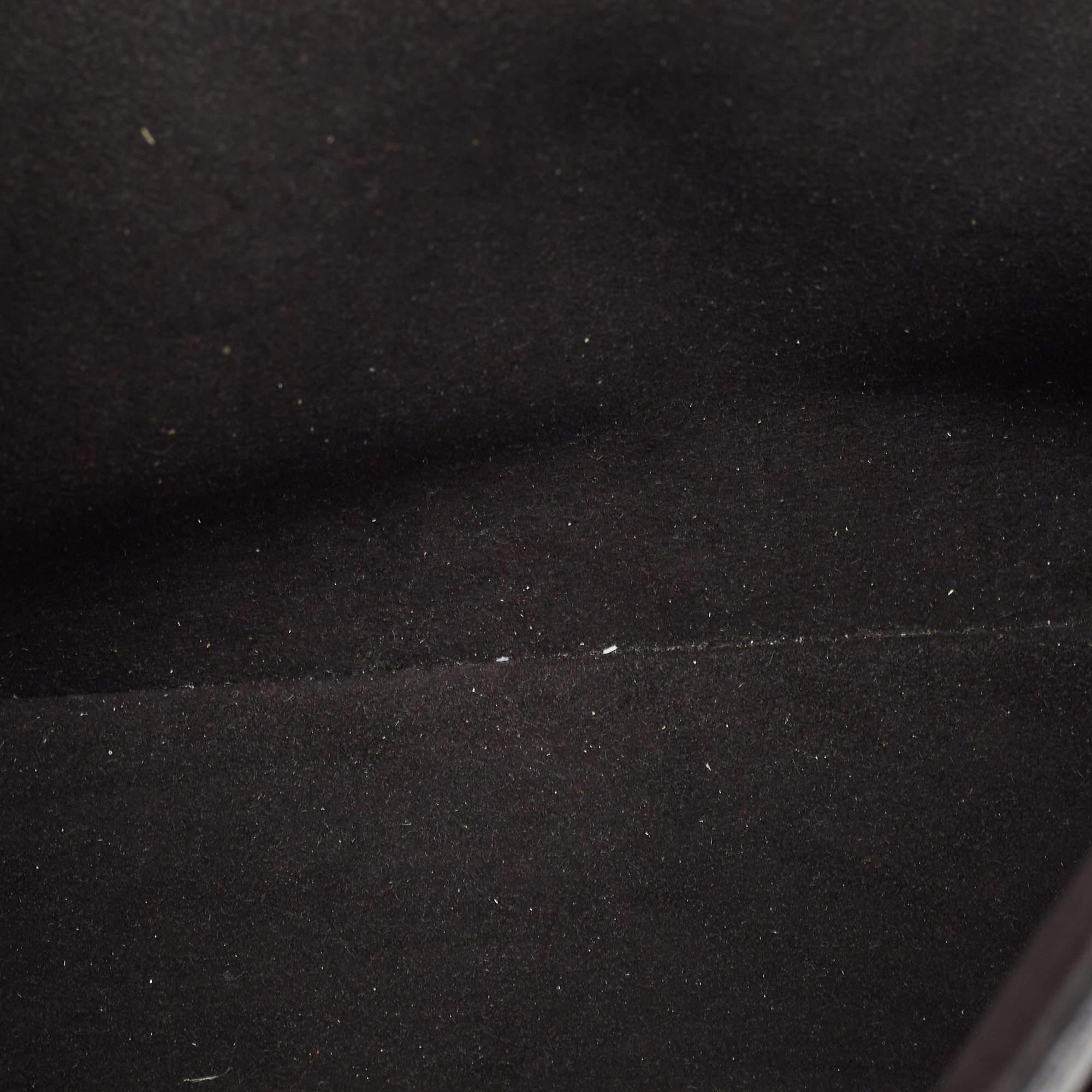 Louis Vuitton Black Monogram Empreinte Leather St Germain MM Bag For Sale 9