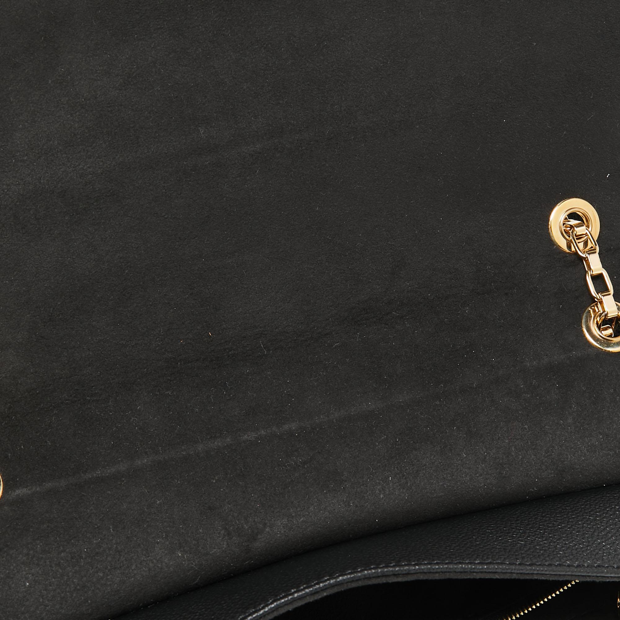 Louis Vuitton Black Monogram Empreinte Leather St Germain MM Bag 4