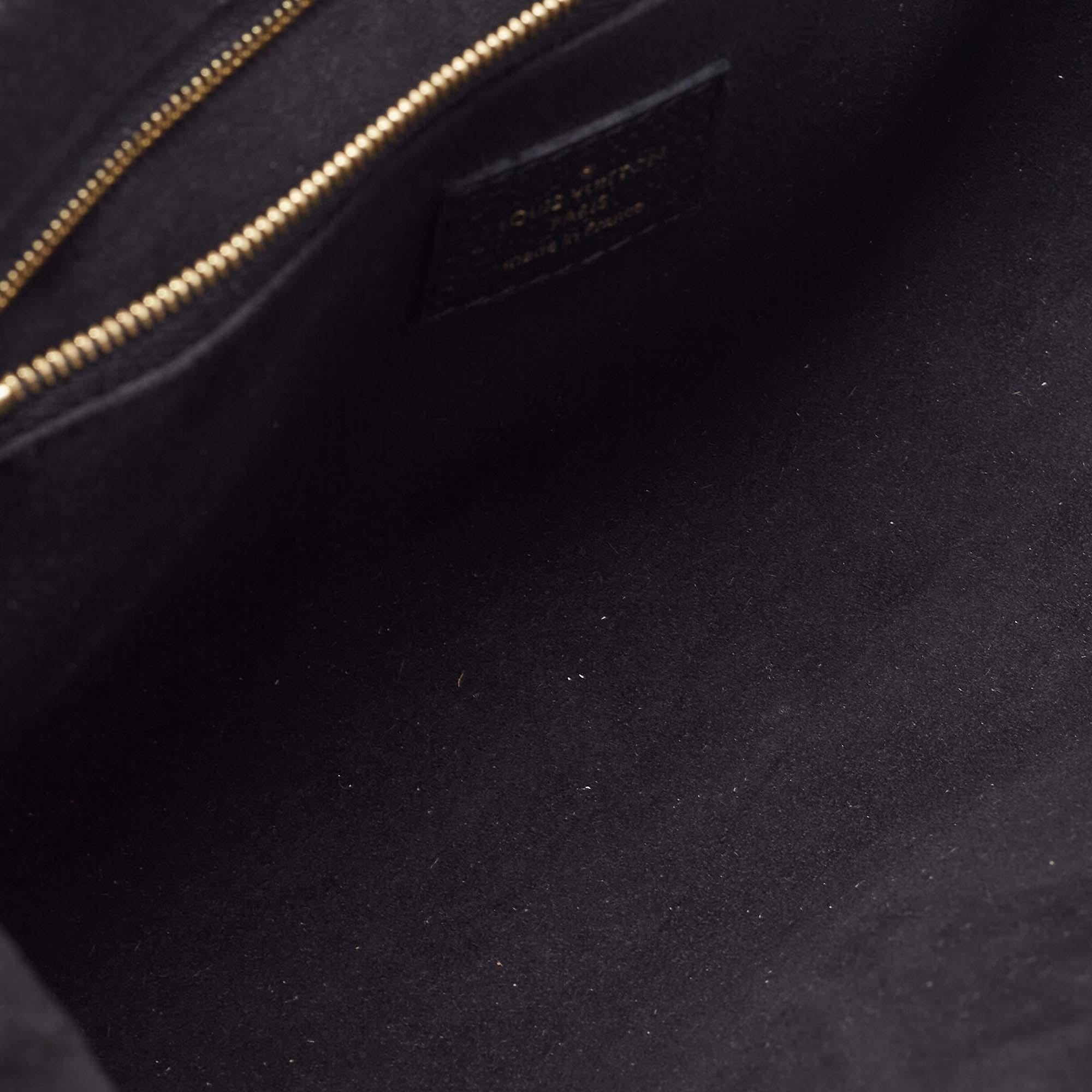 Louis Vuitton Black Monogram Empreinte Leather St Germain PM Bag 6