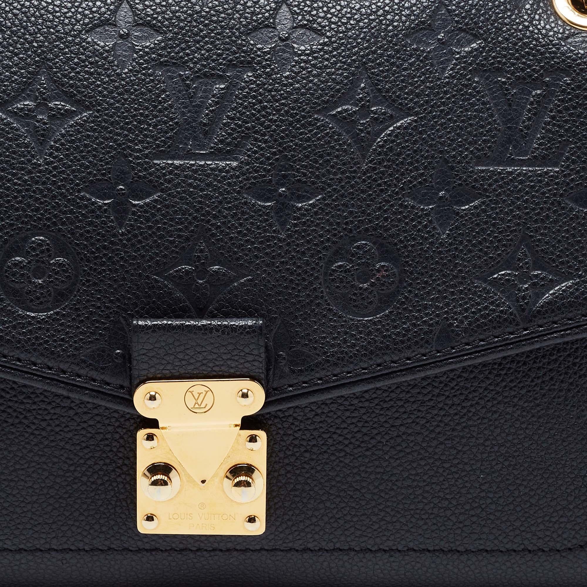 Louis Vuitton Black Monogram Empreinte Leather St Germain PM Bag 7