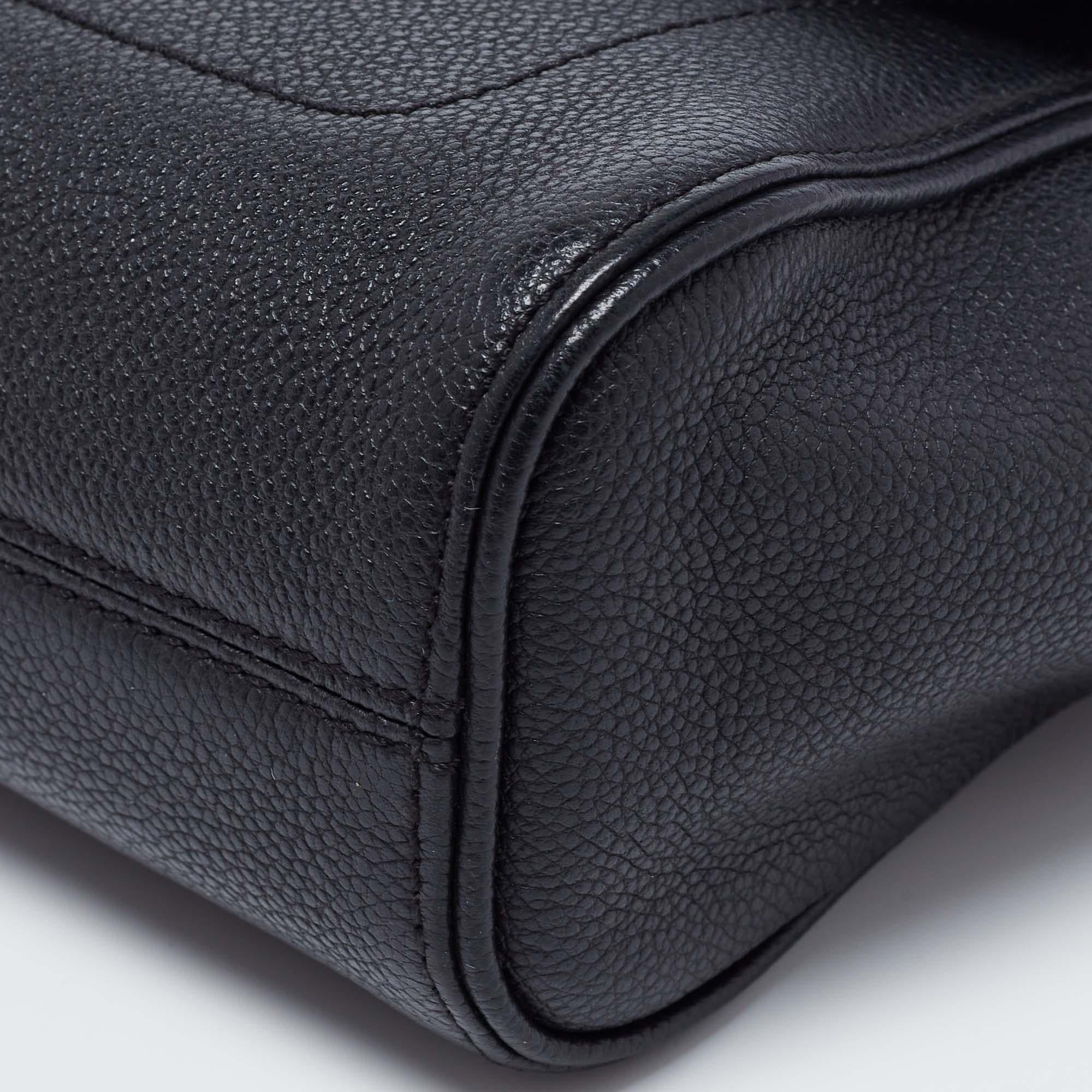 Women's Louis Vuitton Black Monogram Empreinte Leather St Germain PM Bag